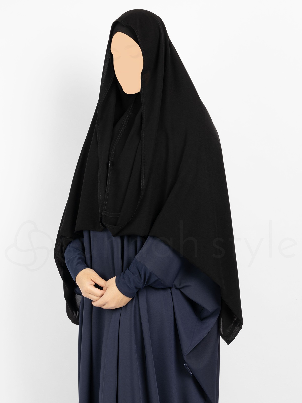 Sunnah Style - Butterfly Hijab (Black)