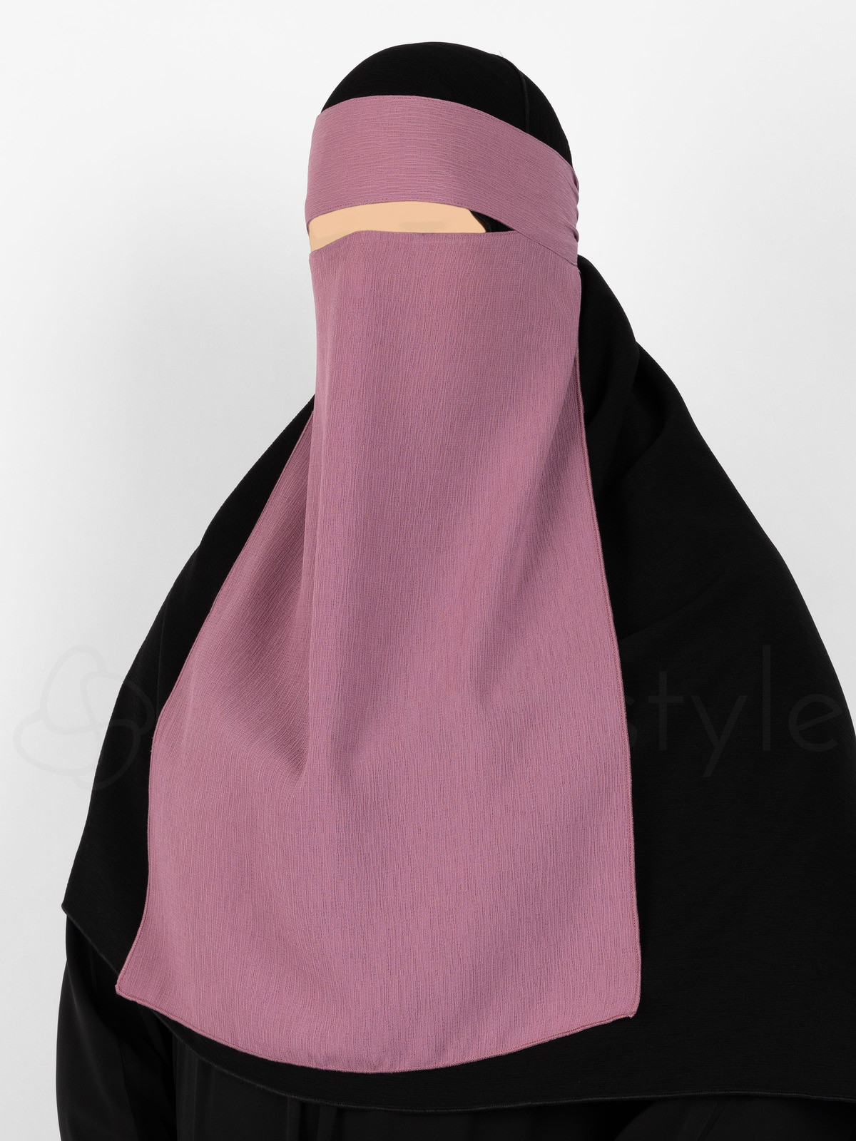 Sunnah Style - Brushed One Layer Niqab (Mesa Rose)