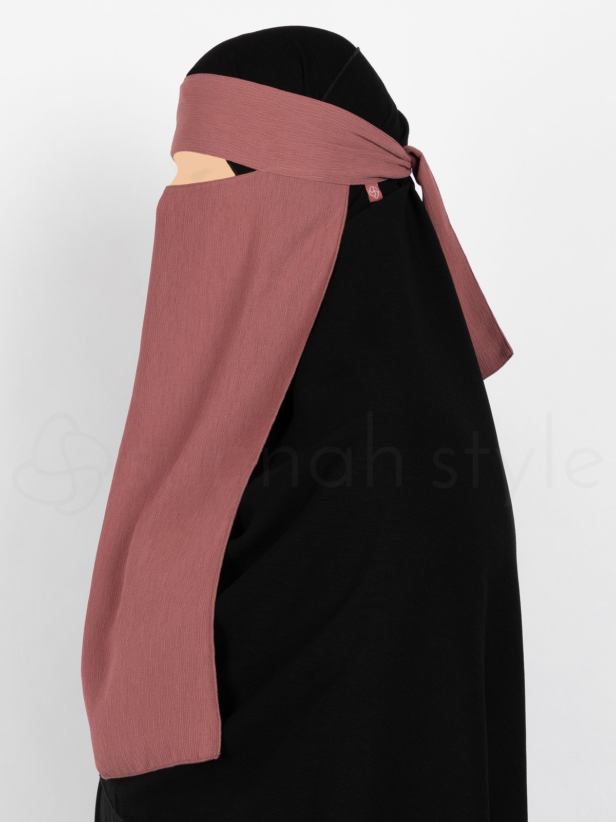 Sunnah Style - Brushed One Layer Niqab (Canyon Rose)