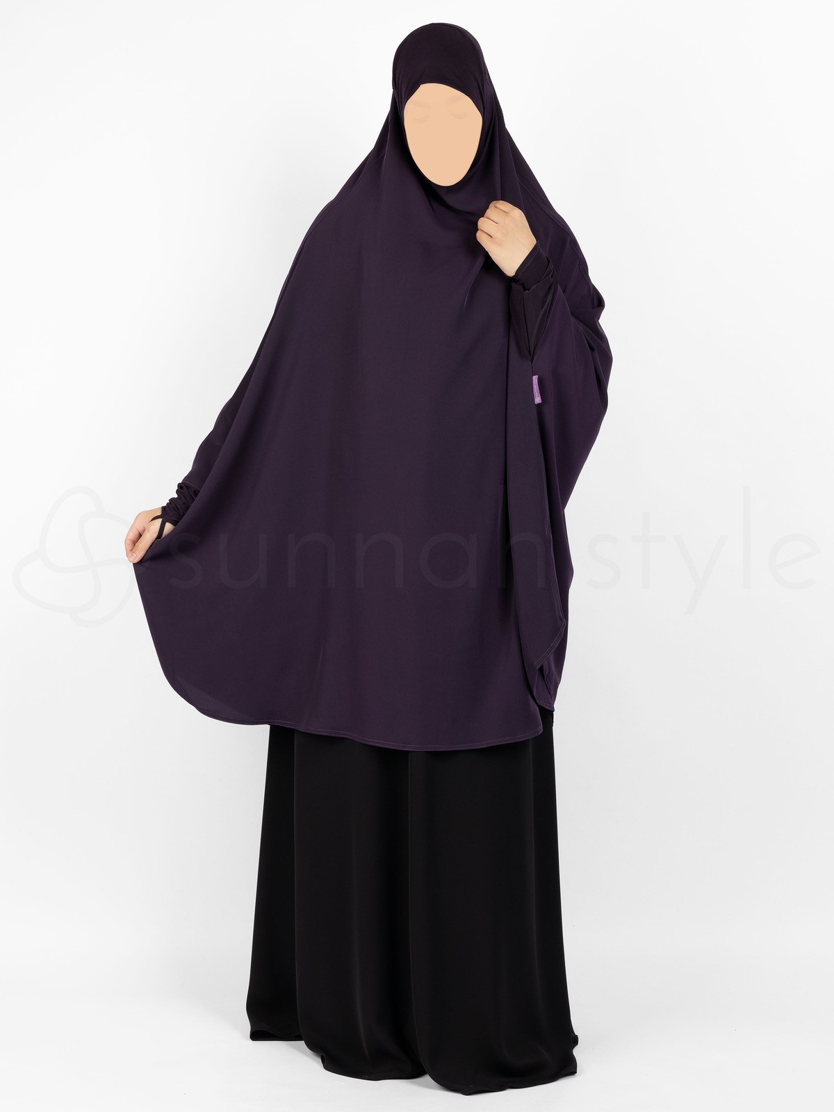 Sunnah Style - Signature Jilbab Top - Knee Length (Dark Violet)