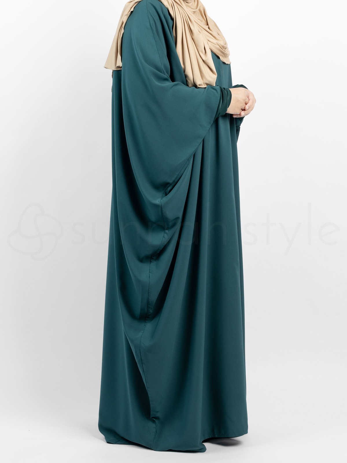 Sunnah Style - Plain Bisht Abaya (Teal)