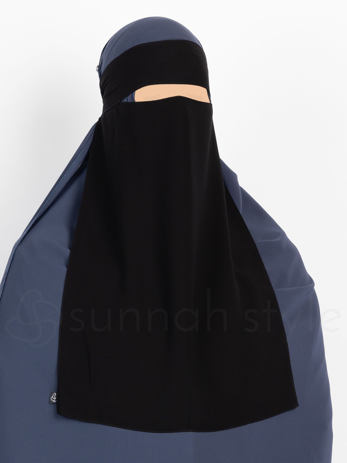 Sunnah Style - One Layer Niqab (Black)