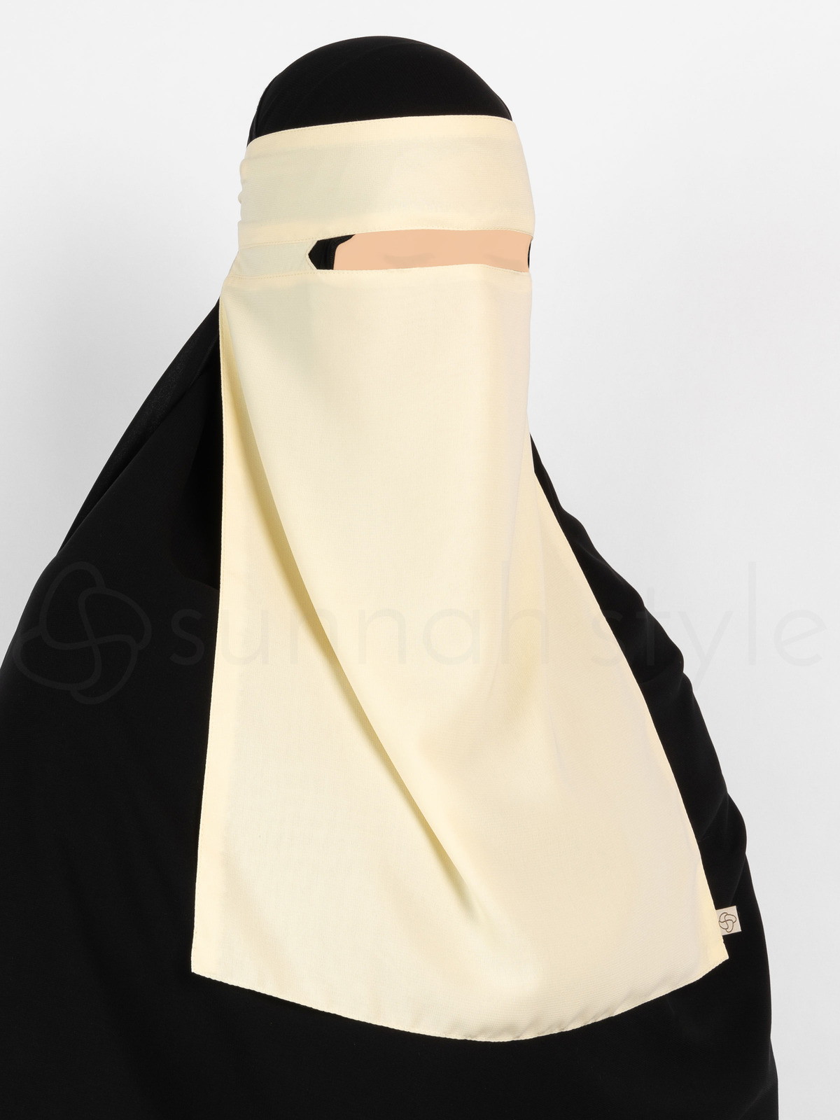 Sunnah Style - No-Pinch One Layer Niqab (Vanilla Cream)