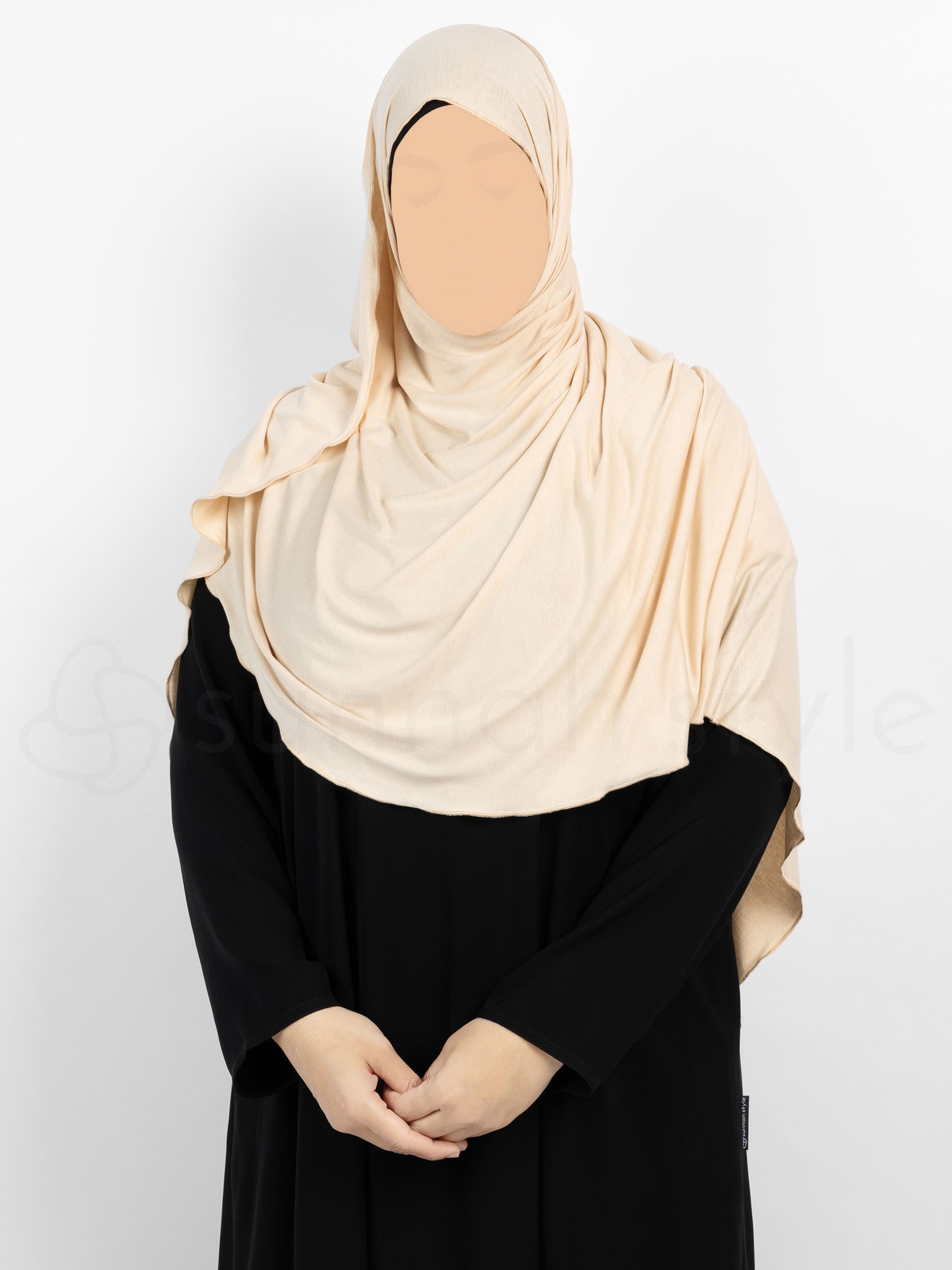 Sunnah Style Urban Shayla (Soft Jersey) - Large (Navy Blue)
