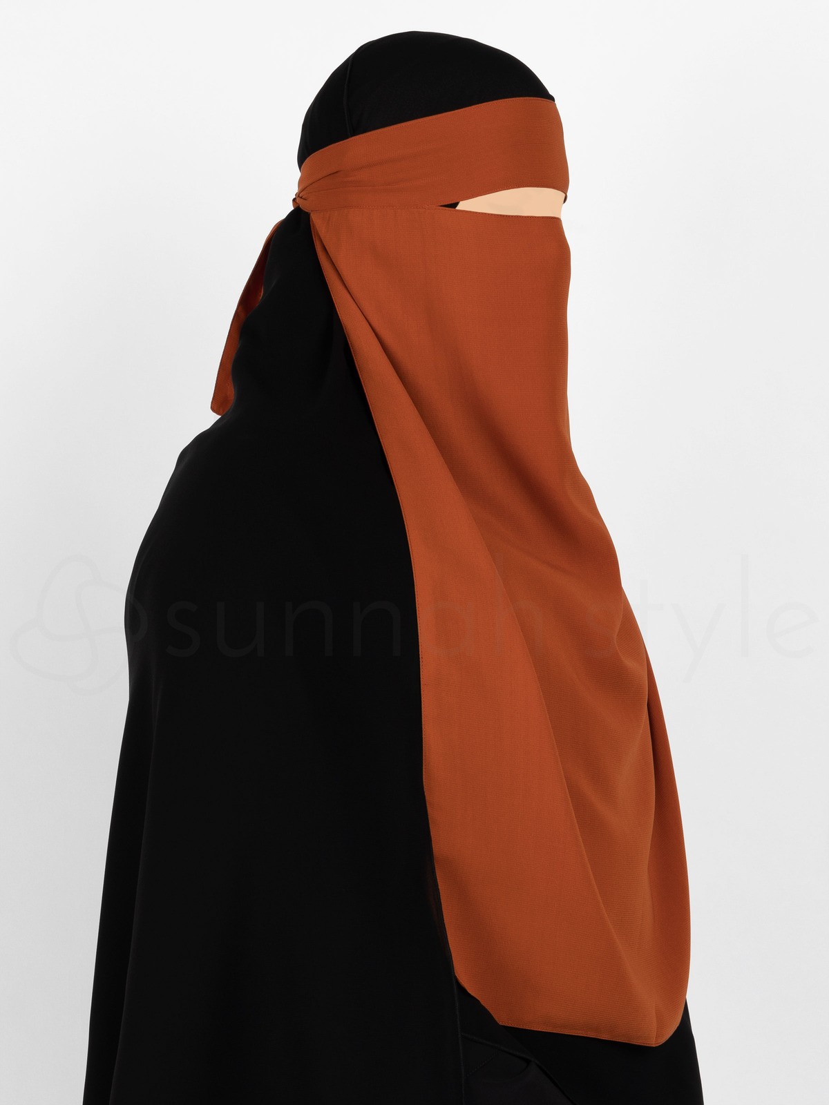 Sunnah Style - Long One Layer Niqab (Sterling)
