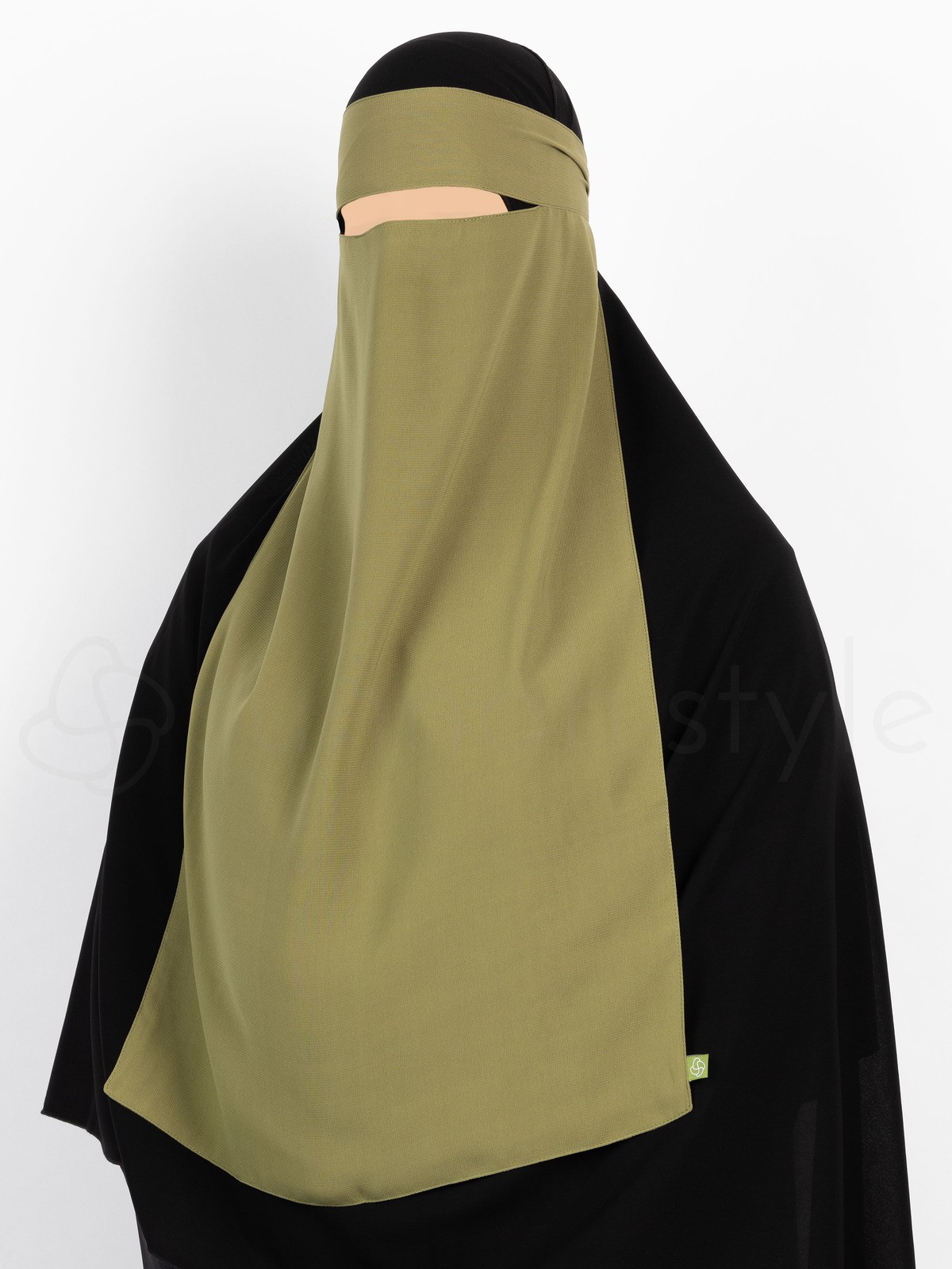 Sunnah Style - Long One Layer Niqab (Sterling)