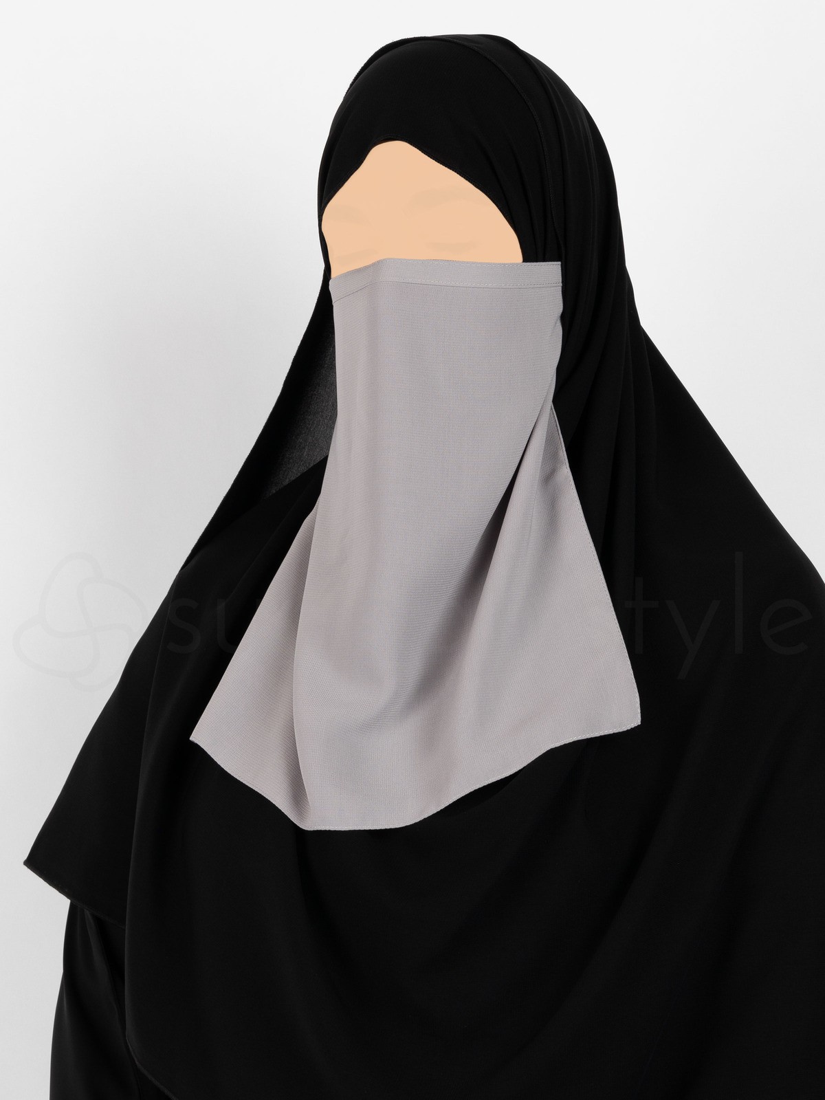 Sunnah Style - Tying Half Niqab (Cement)