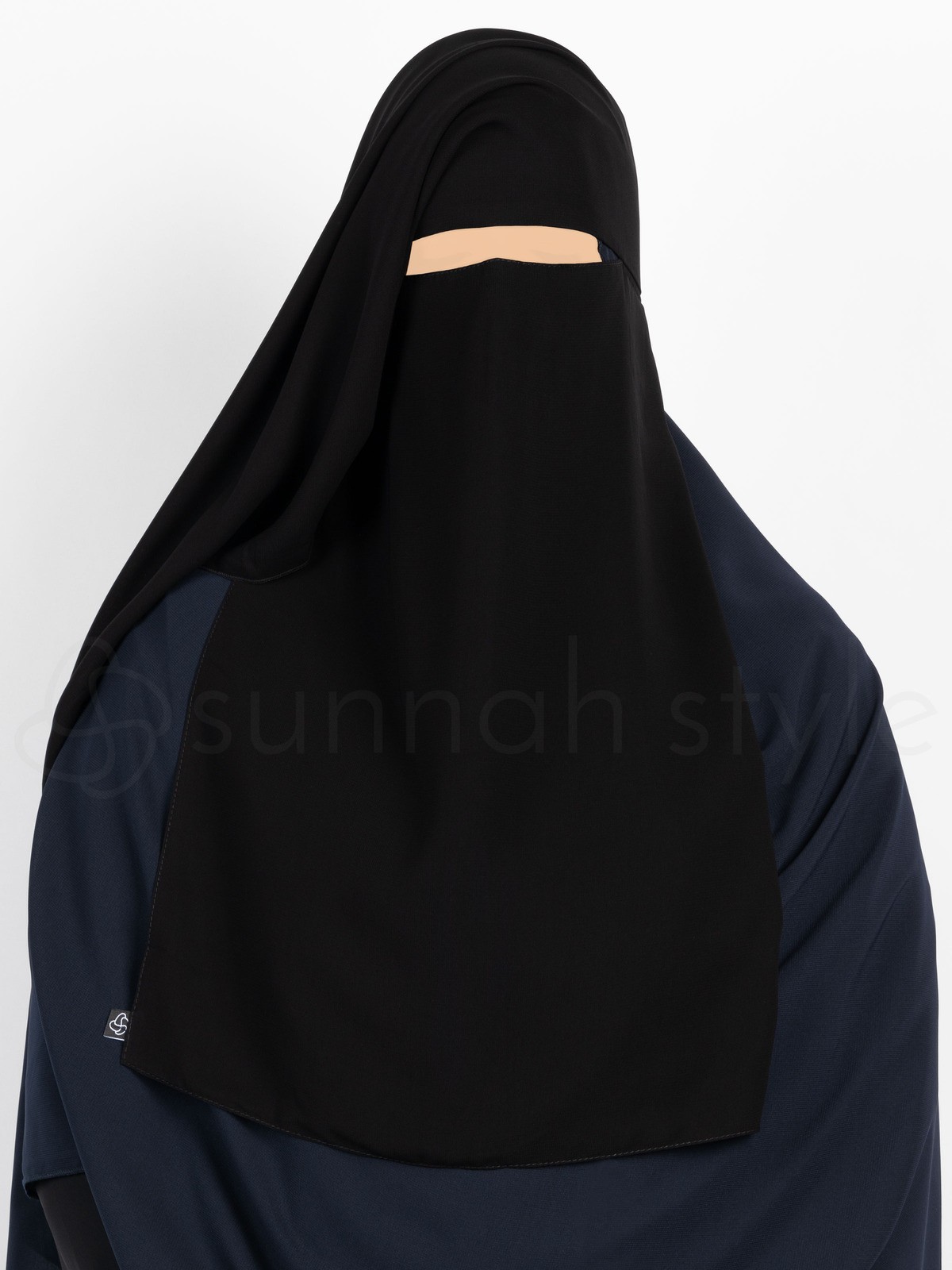 Sunnah Style - Three Layer Niqab (Navy Blue)