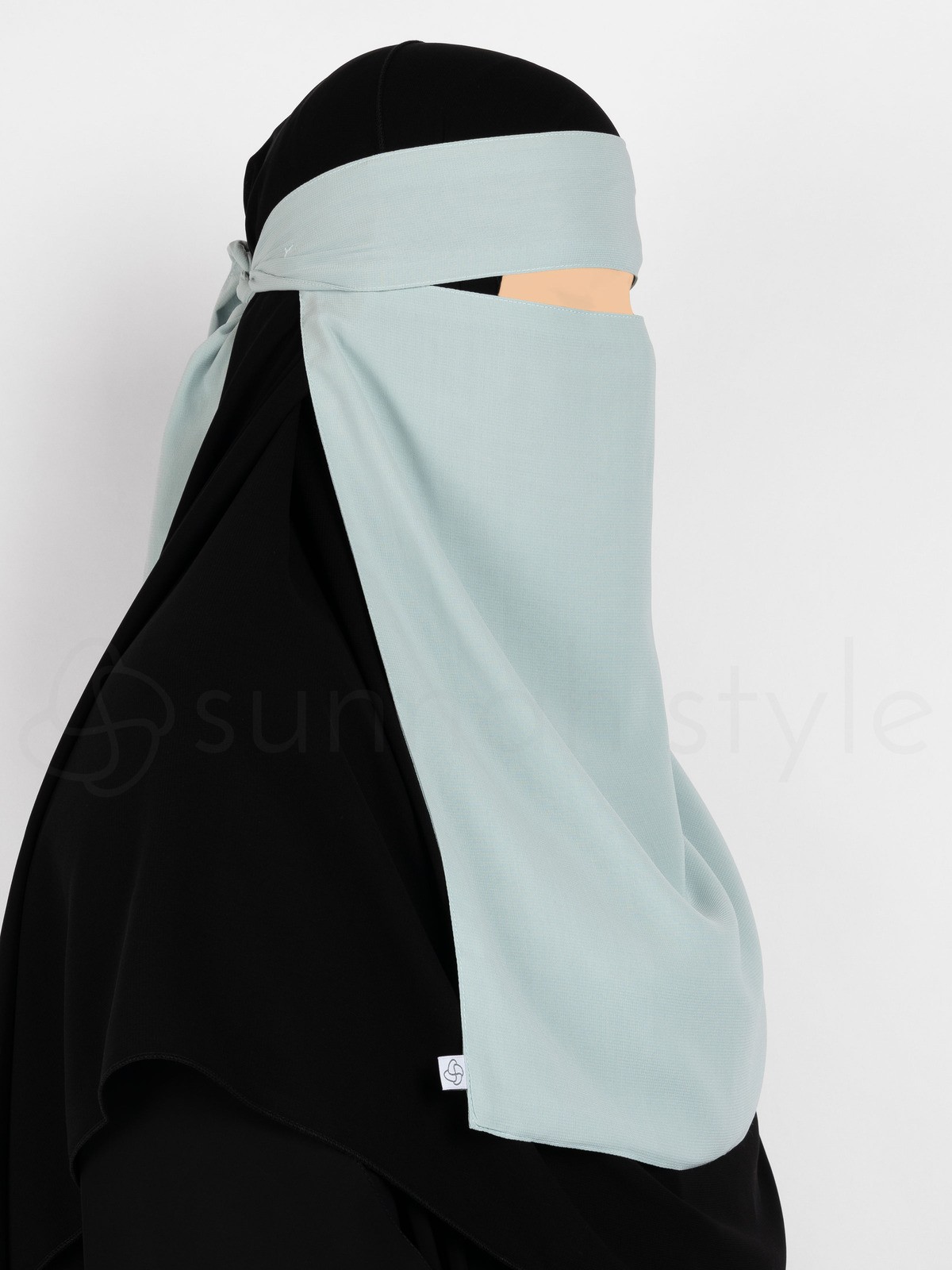 Sunnah Style - Pull-Down One Layer Niqab (Sterling)