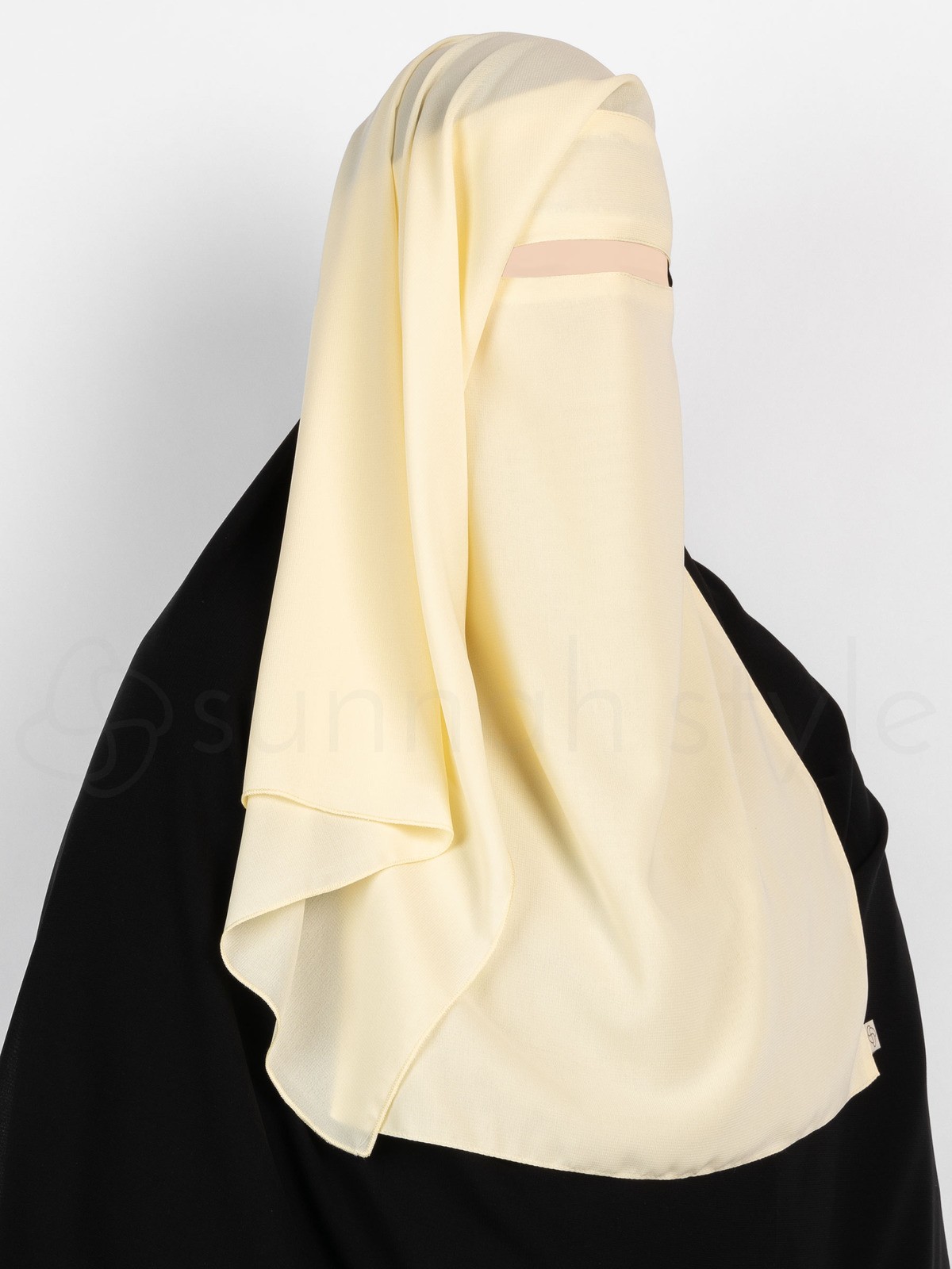 Sunnah Style - Two Layer Niqab (Vanilla Cream)