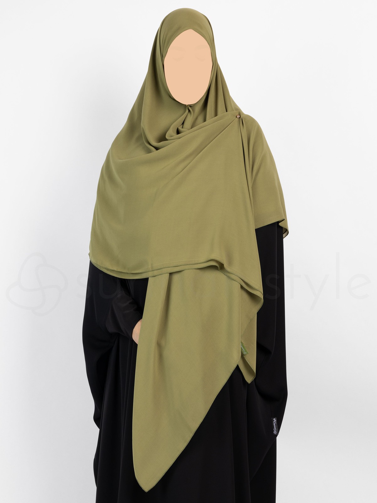 Sunnah Style - Essentials Square Hijab - XL (Moss)