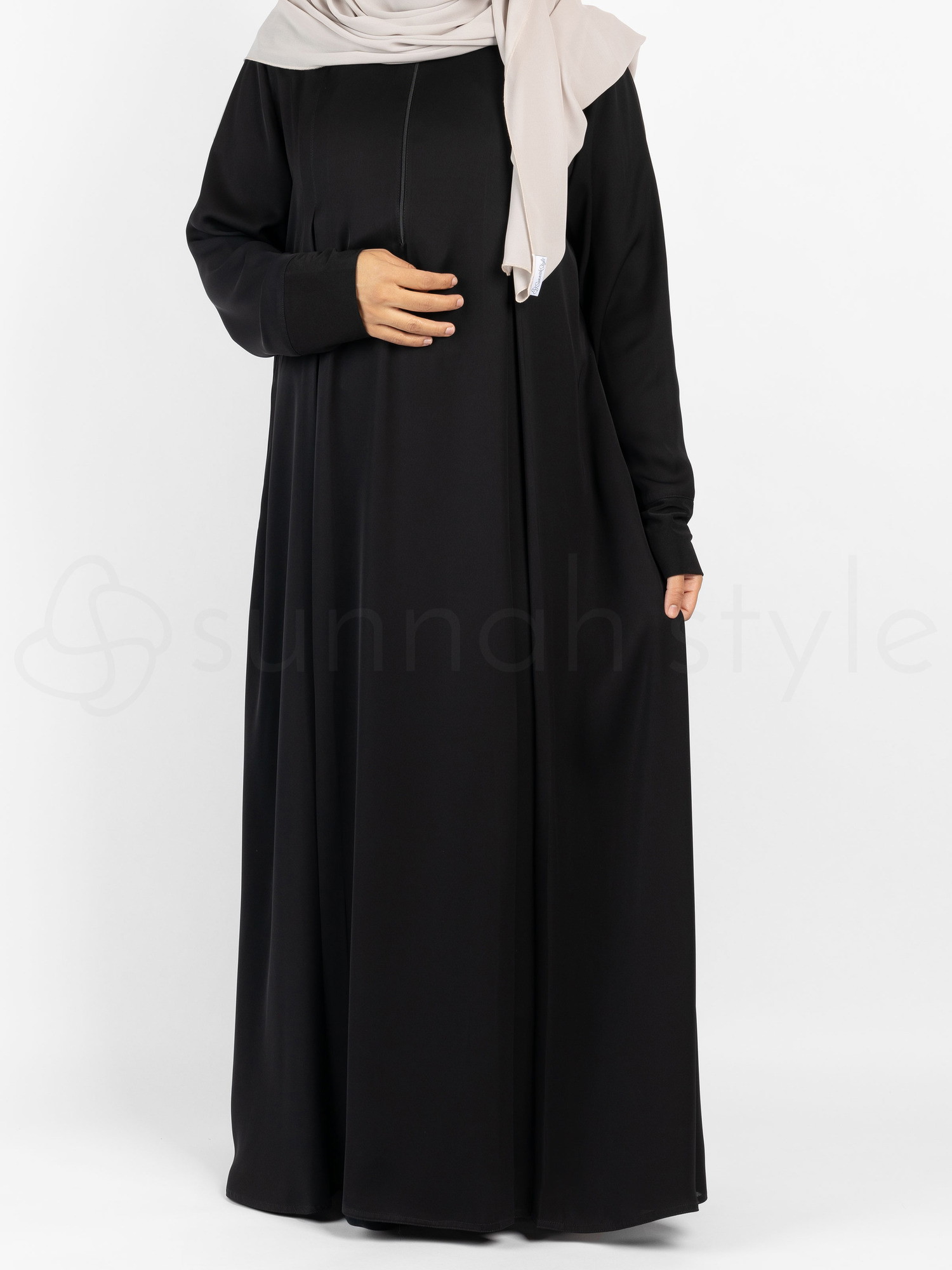 Belle Umbrella Abaya (Black)