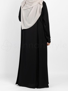 Belle Umbrella Abaya Black