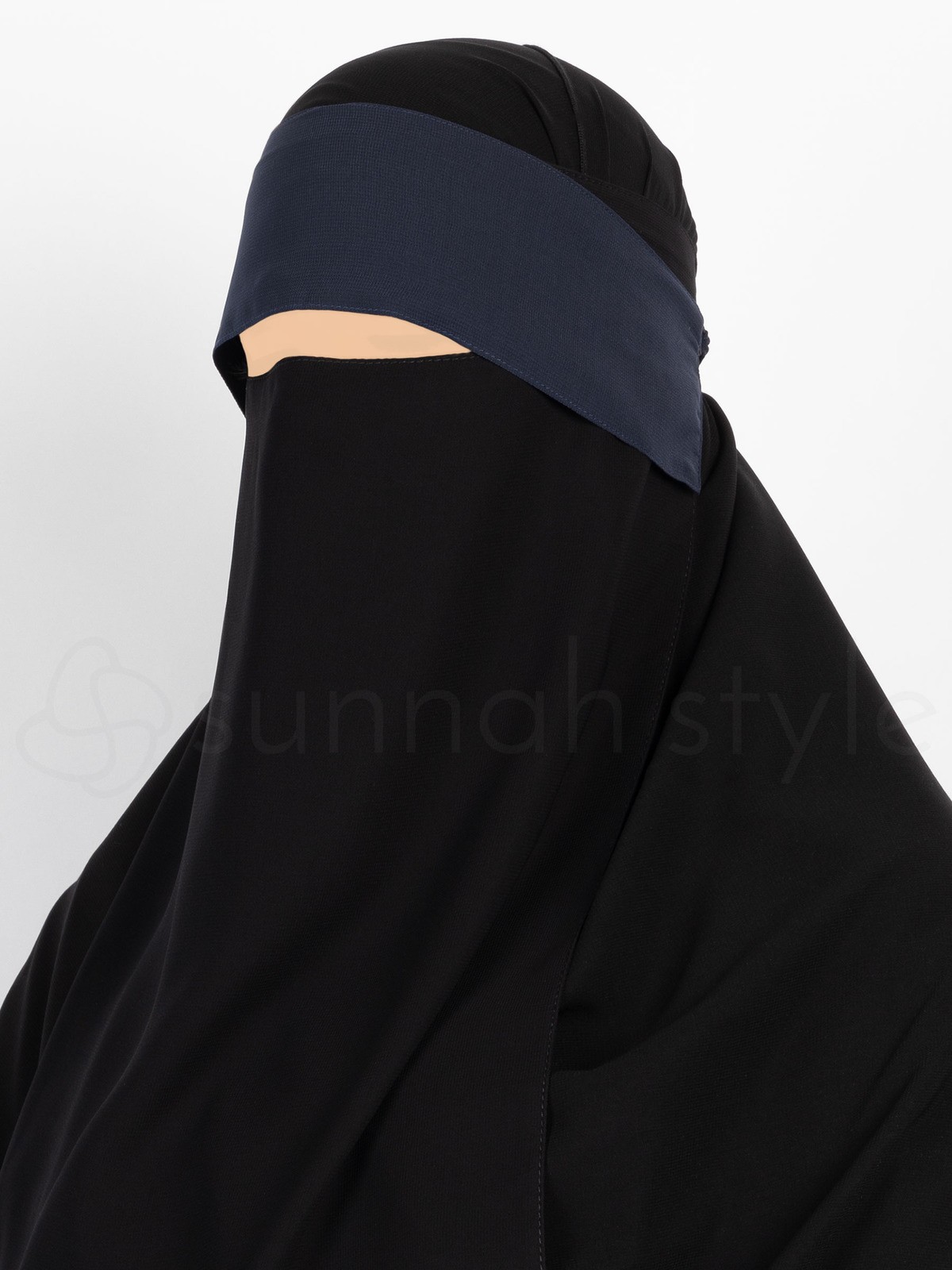 Sunnah Style - Adjustable Niqab Flap (Navy Blue)