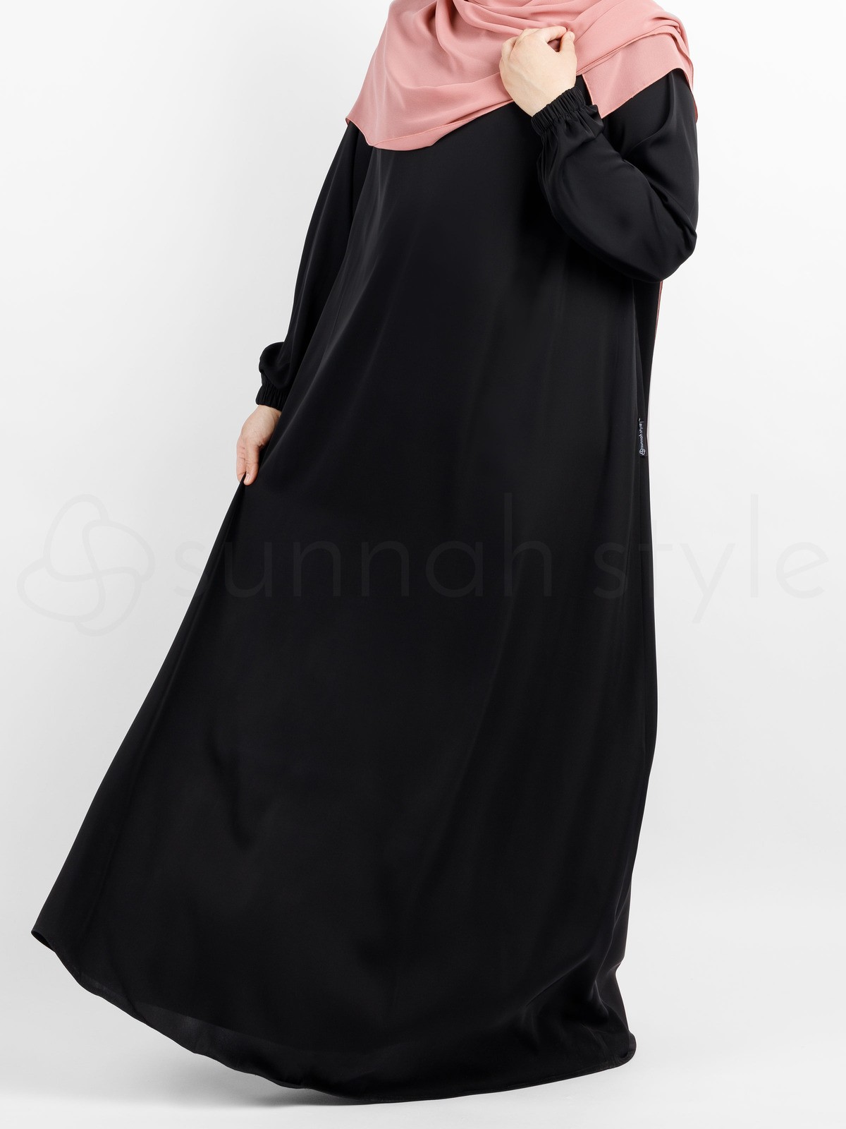 Sunnah Style - Versa Stretch Cuff Abaya (Black)
