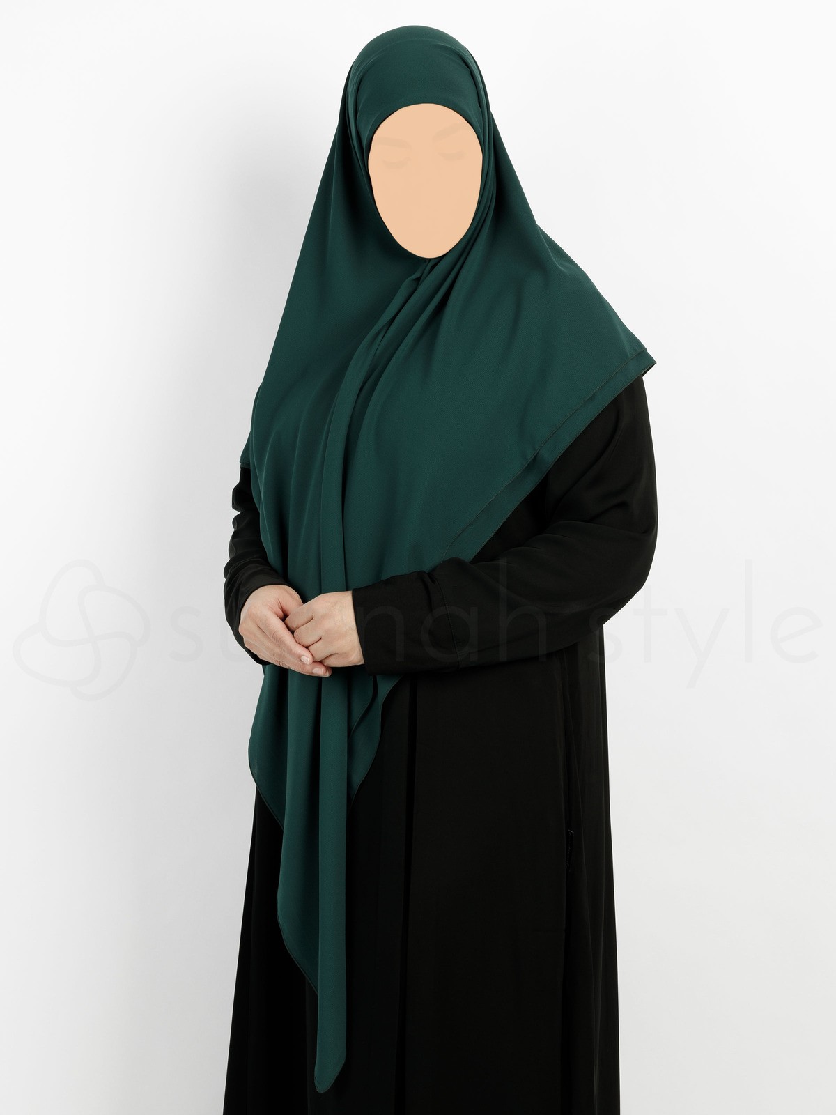 Sunnah Style - Essentials Square Hijab (Premium Chiffon) - Large (Pine)