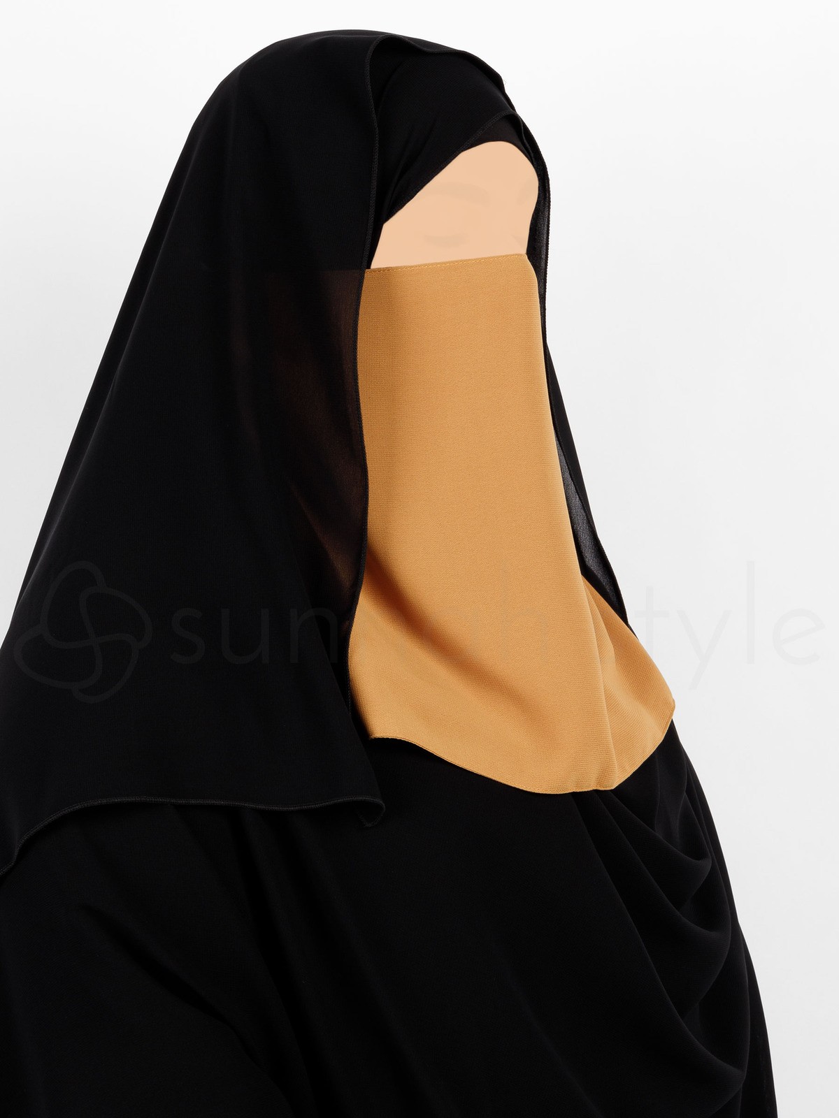 Sunnah Style - Elastic Half Niqab (Honey)