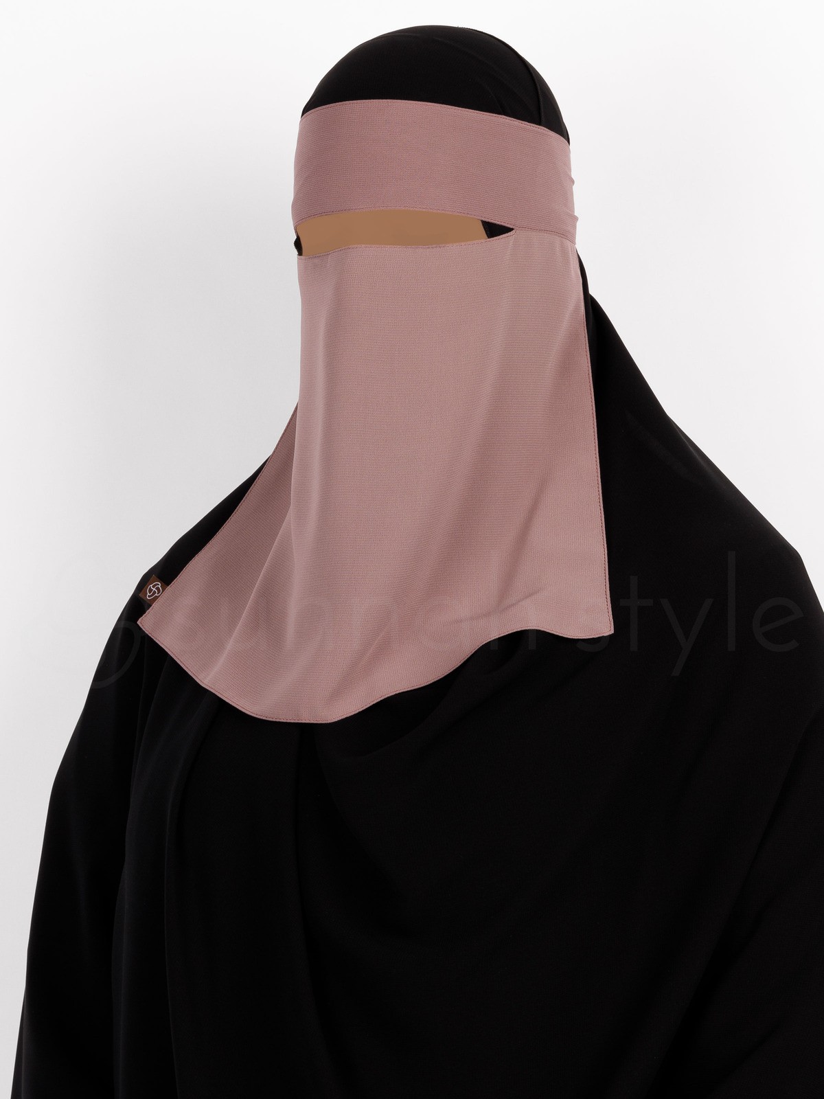 Sunnah Style - Short One Layer Niqab (Twilight Mauve)