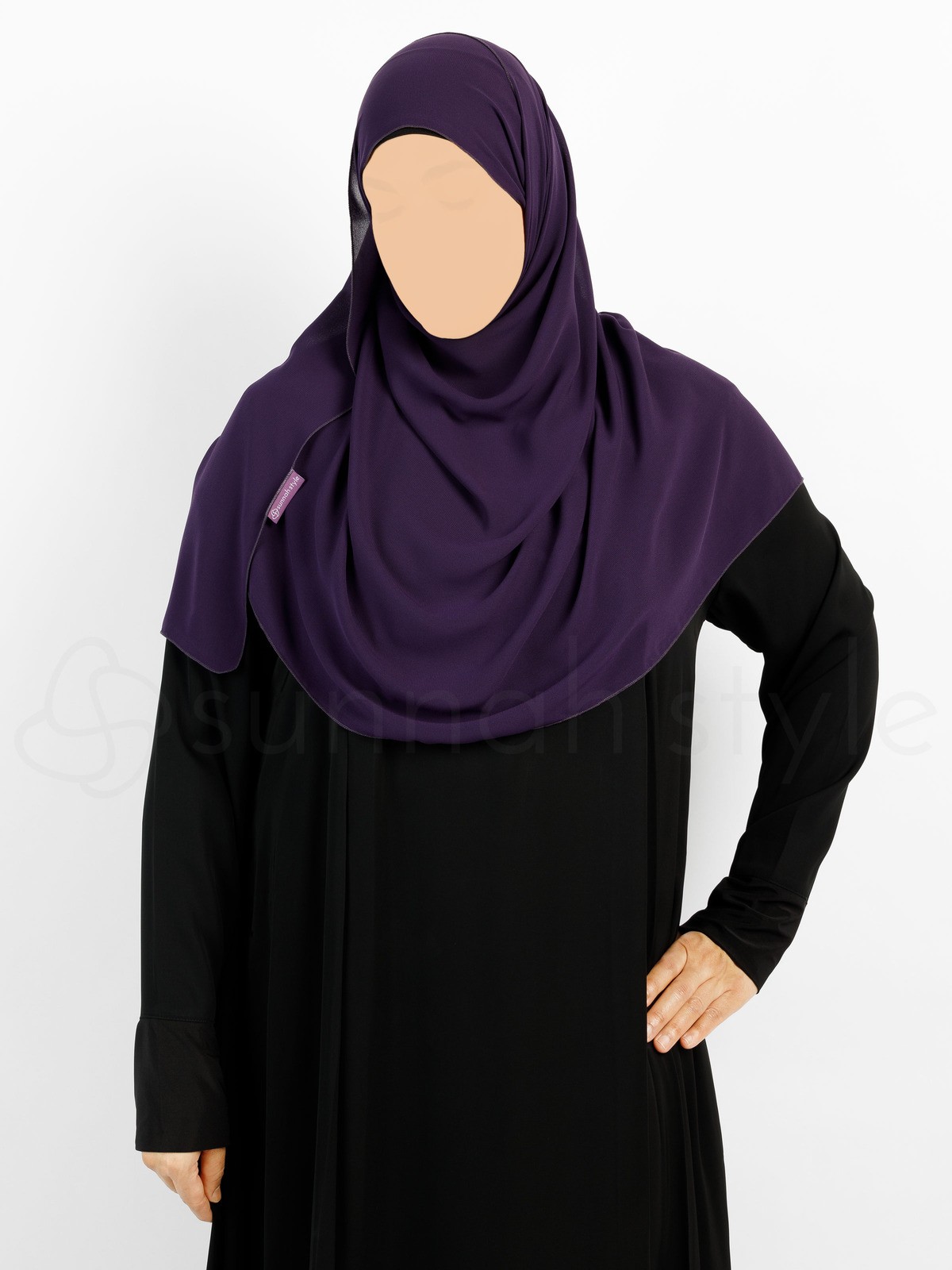 Sunnah Style - Essentials Shayla (Premium Chiffon) - Standard (Violet)