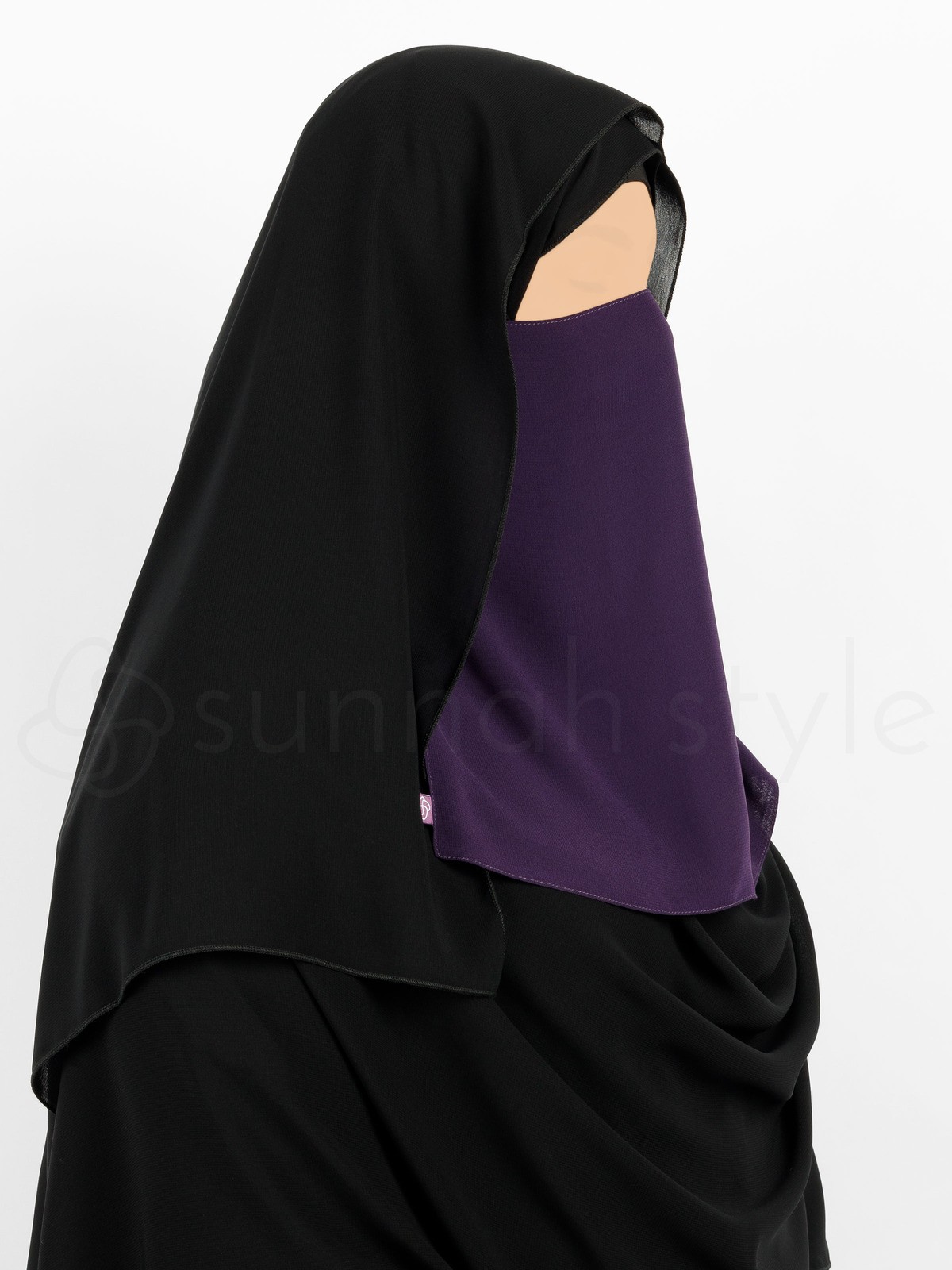 Sunnah Style - Elastic Half Niqab (Violet)