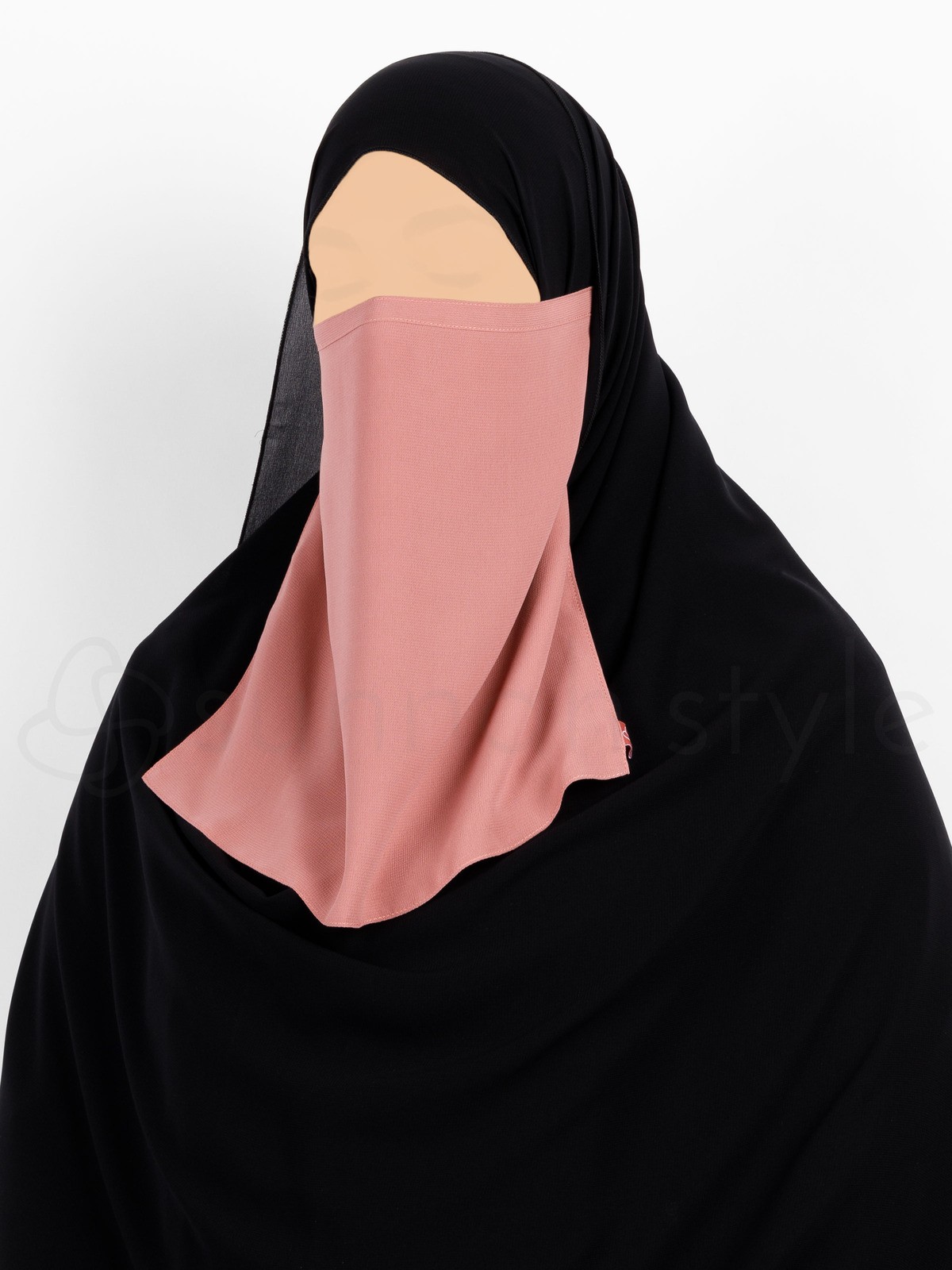 Sunnah Style - Tying Half Niqab (Coral)