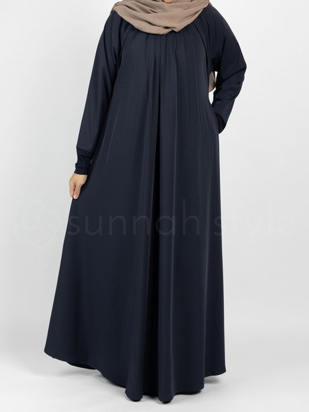 Simplicity Umbrella Abaya Navy Blue