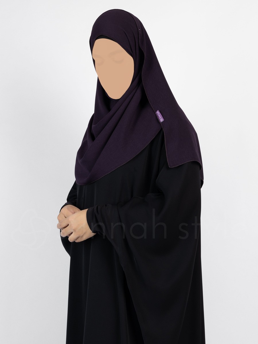 Sunnah Style - Brushed Shayla - Standard (Blackberry)