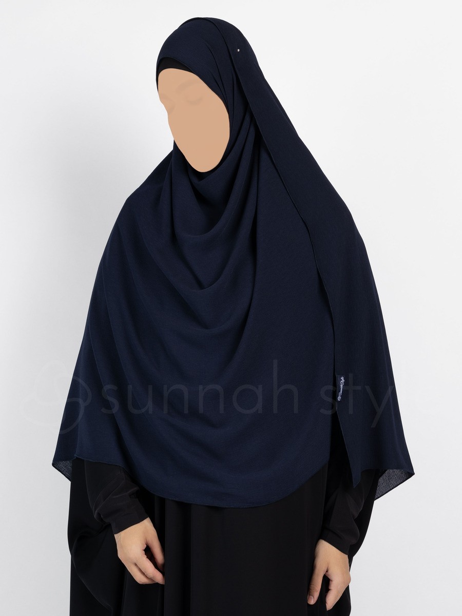 Sunnah Style - Brushed Shayla - XL (Navy Blue)
