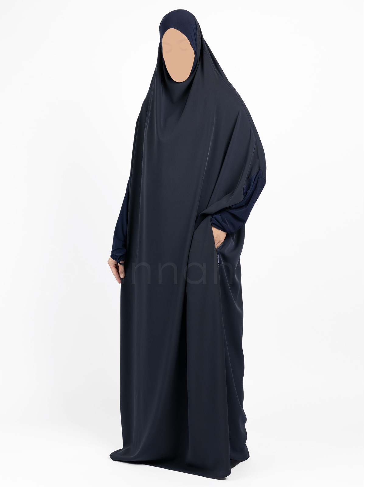 Sunnah Style - Signature Full Length Jilbab (Navy Blue)