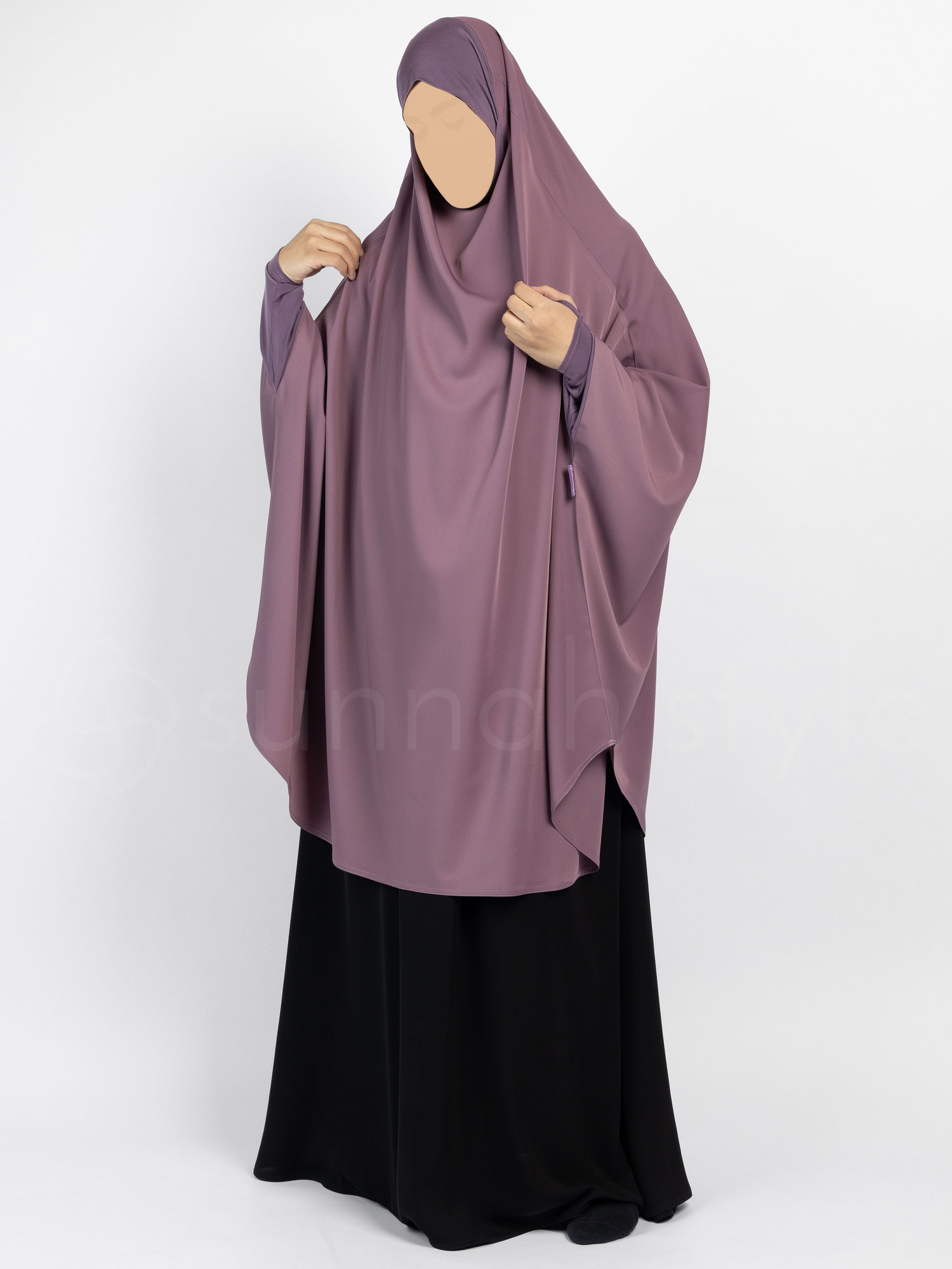 Signature Jilbab Top - Knee Length (Mauve)