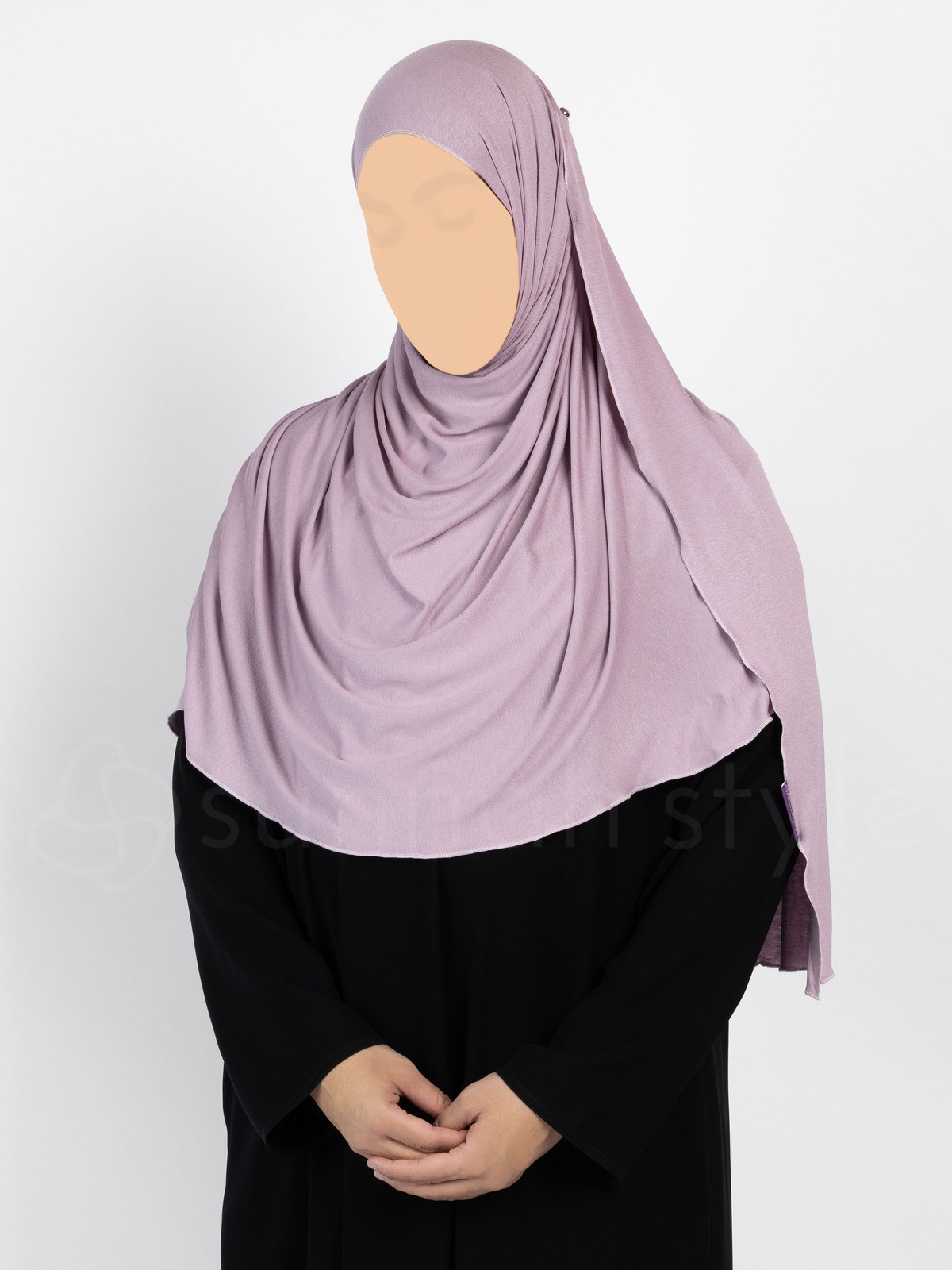 Sunnah Style Urban Shayla (Soft Jersey) - Large (Dusty Mauve)