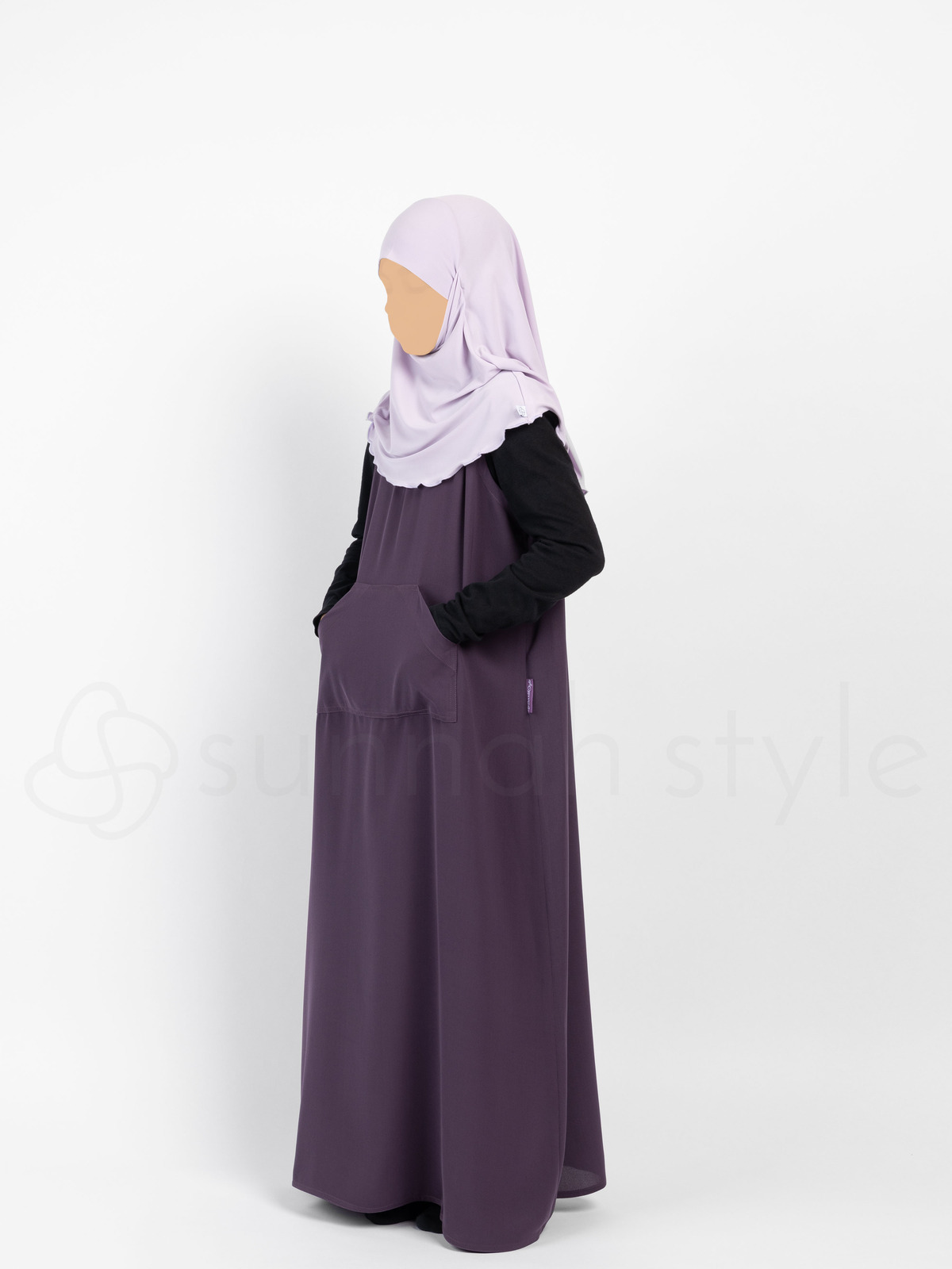 Sunnah Style - Girls Essentials Sleeveless Abaya (Lilac)