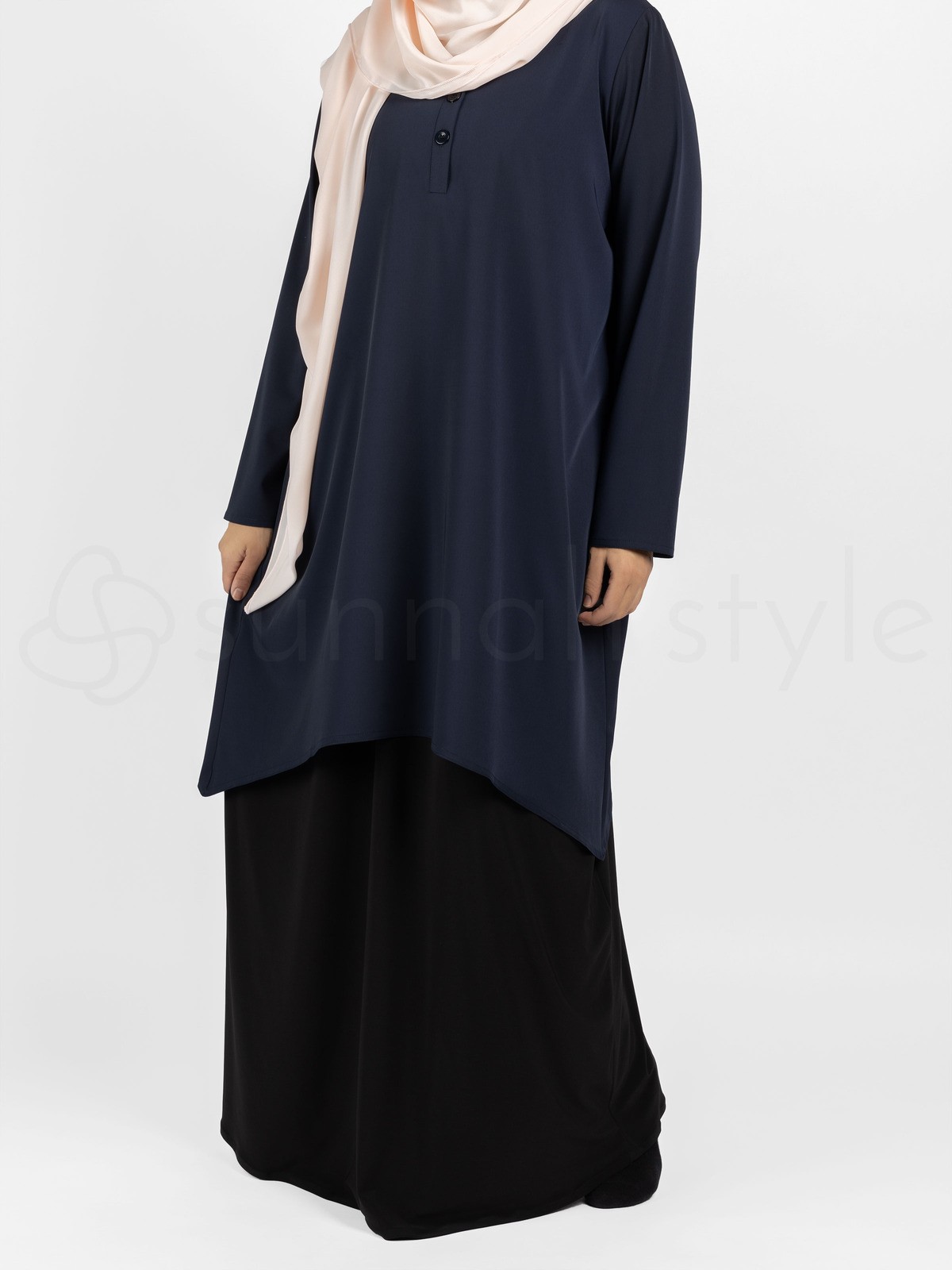 Sunnah Style - Avant Abaya Top (Navy Blue)