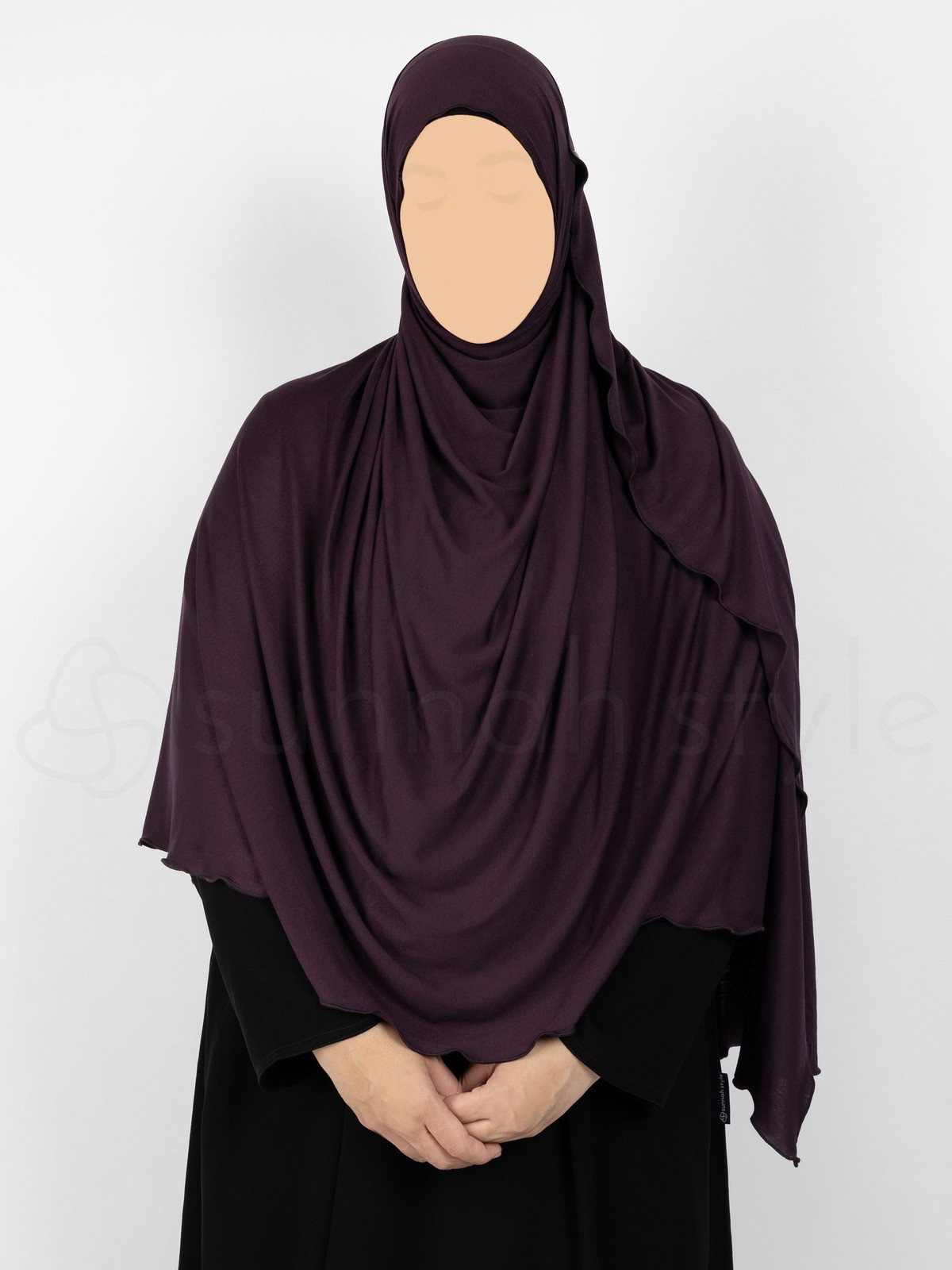 Sunnah Style - Urban Shayla (Soft Jersey) - XL (Deep Purple)