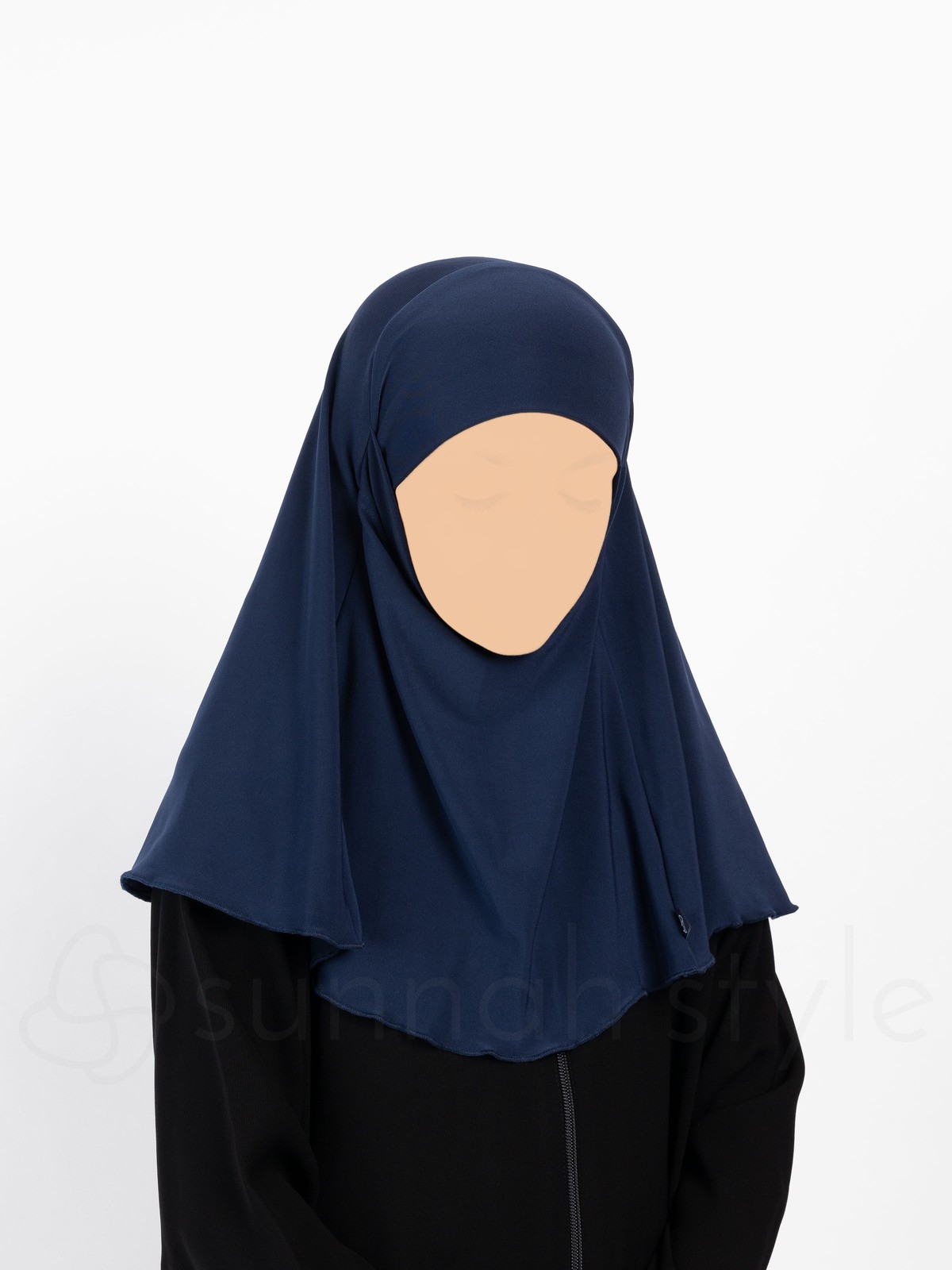 Sunnah Style - Girls Jersey Khimar (Navy Blue)