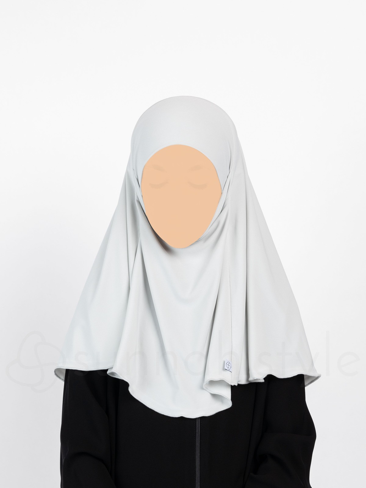 Sunnah Style - Girls Jersey Khimar (Glacier Grey)