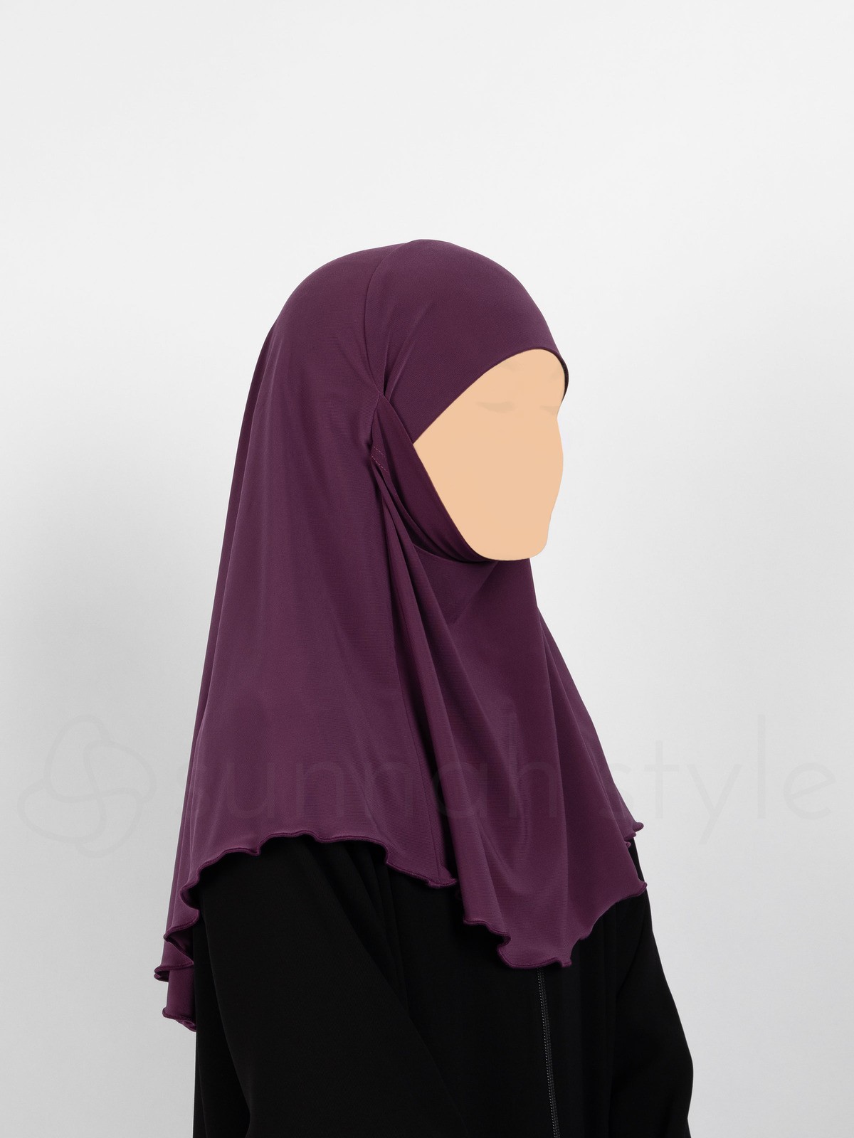 Sunnah Style - Girls Jersey Khimar (Mulberry)