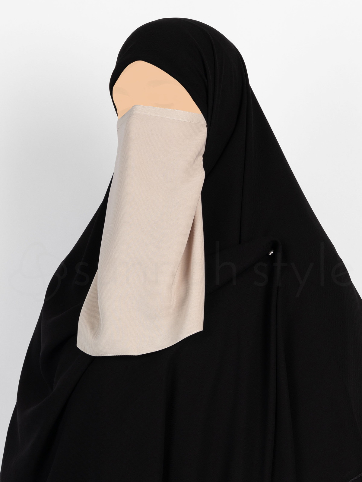 Sunnah Style - Tying Half Niqab (Black)