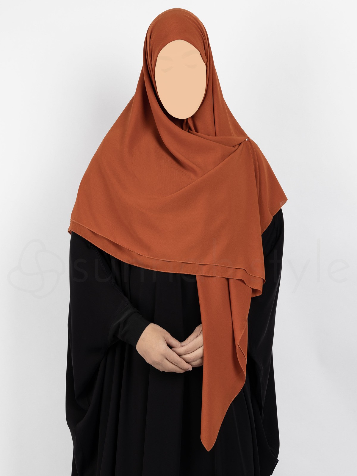 Sunnah Style - Essentials Square Hijab (Chiffon) - Large (Sterling)