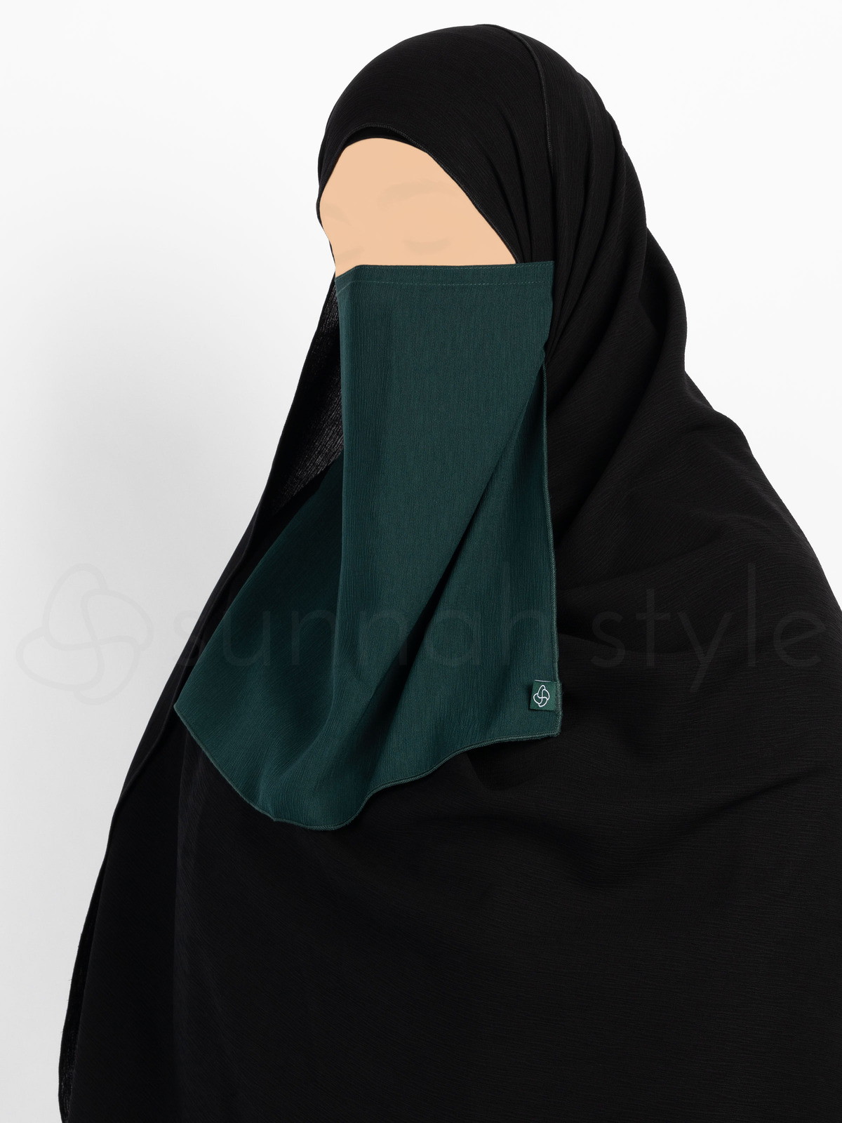 Sunnah Style - Brushed Half Niqab (Army)