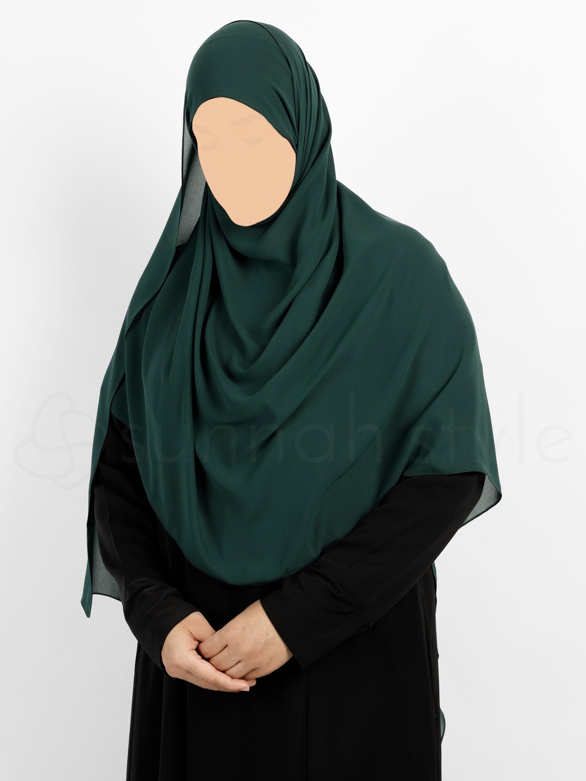 Sunnah Style - Essentials Shayla (Premium Chiffon) - Large (Pine)