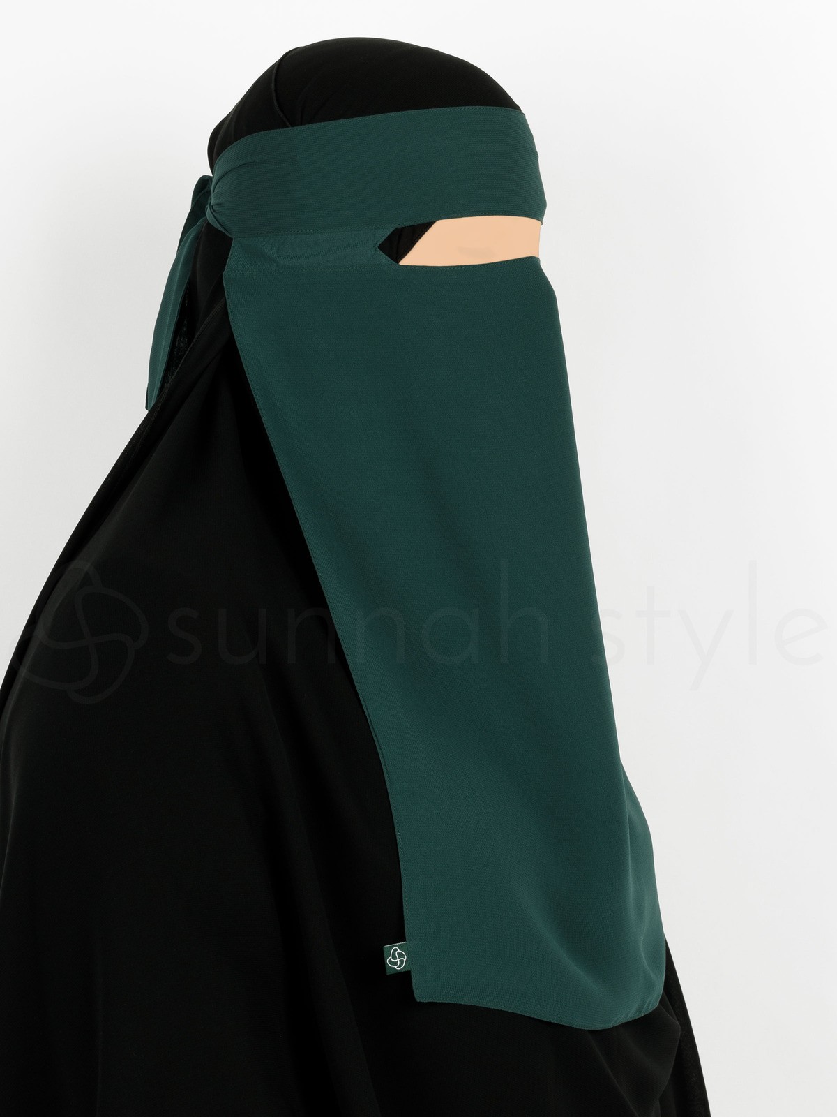 Sunnah Style - No-Pinch One Layer Niqab (Pine)