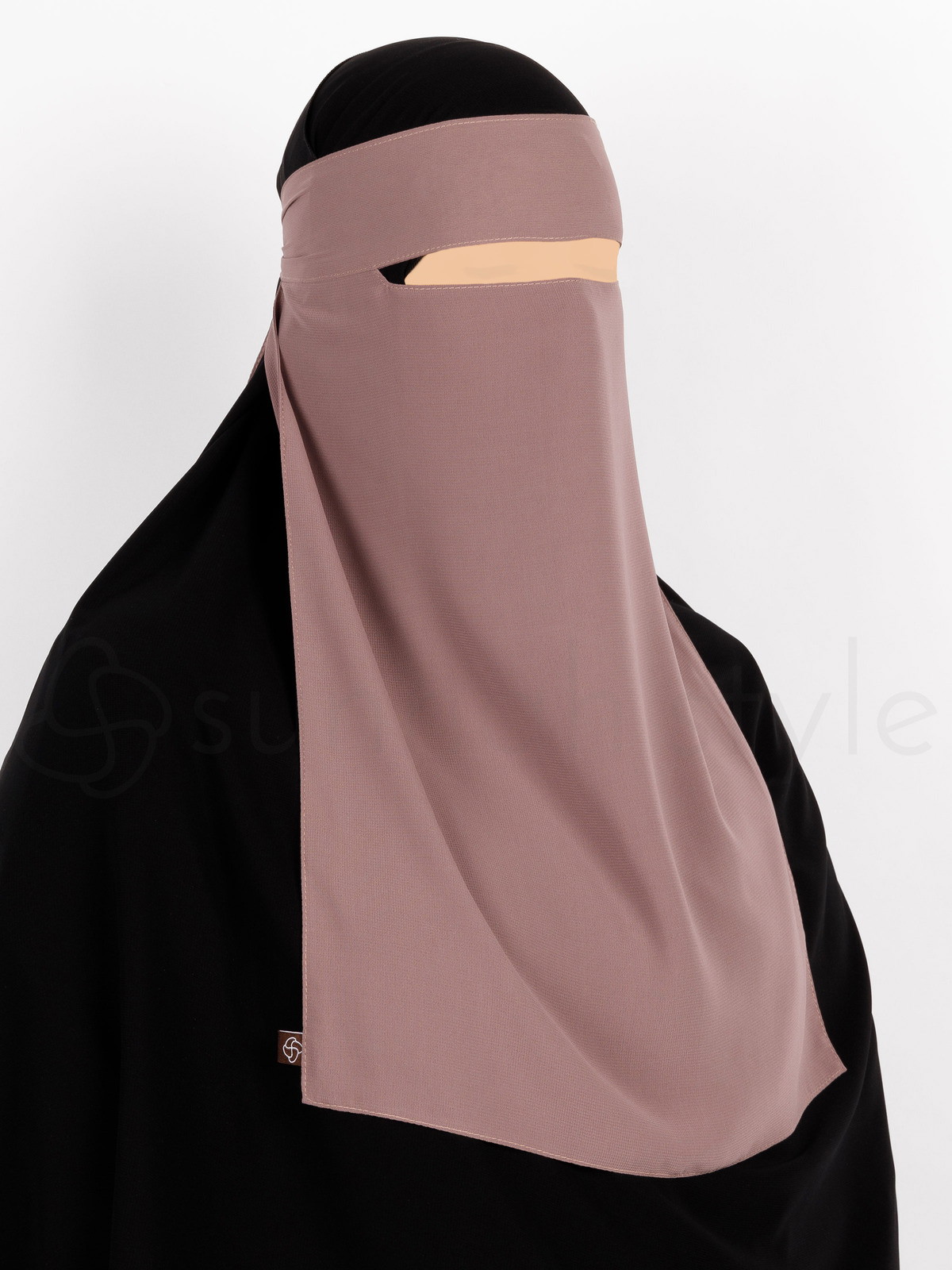 Sunnah Style - Narrow No-Pinch One Layer Niqab (Twilight Mauve)