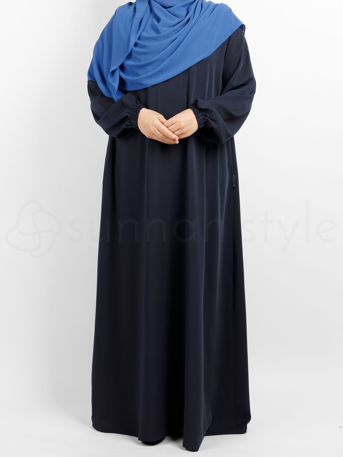 Sunnah Style - Versa Stretch Cuff Abaya (Navy Blue)