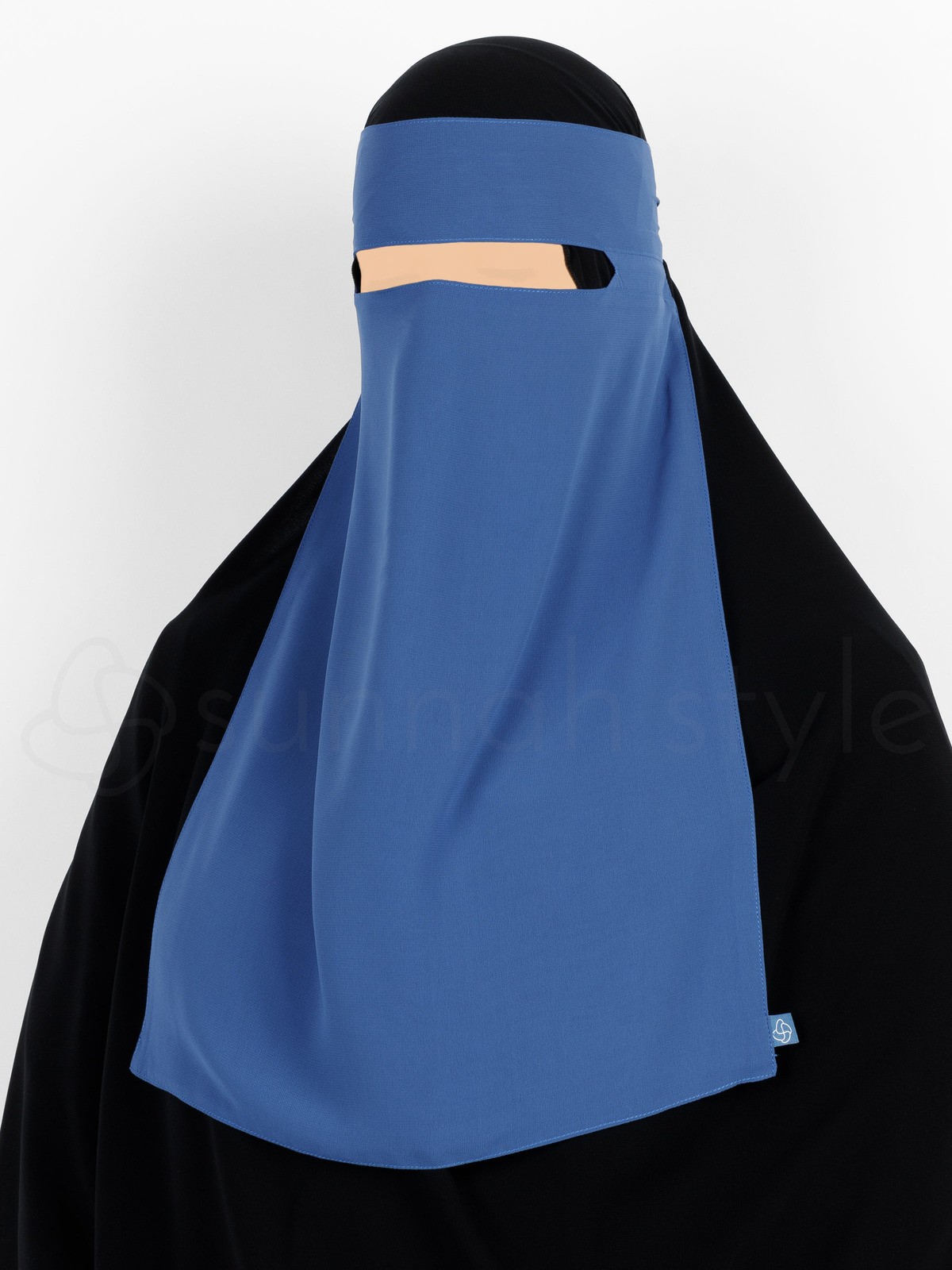 Sunnah Style - No-Pinch One Layer Niqab (Blue Jay)