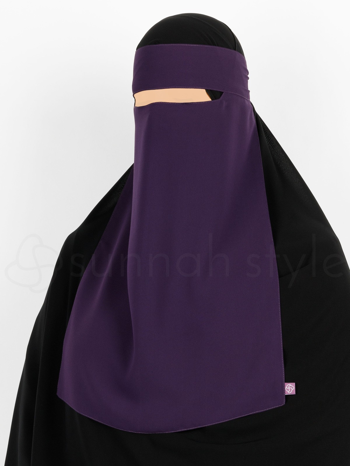 Sunnah Style - Narrow No-Pinch One Layer Niqab (Violet)