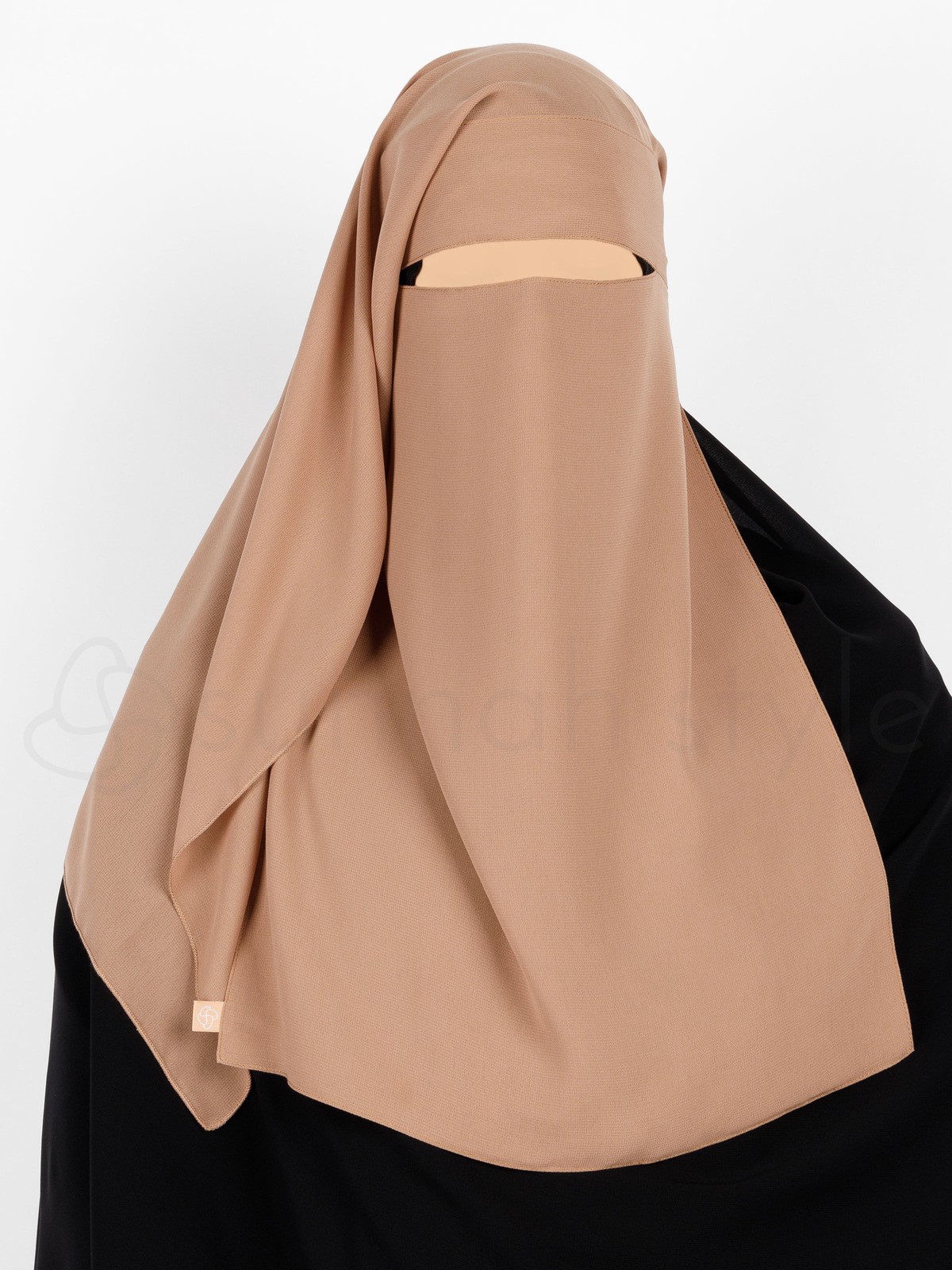 Sunnah Style - Two Layer Niqab (Burgundy)
