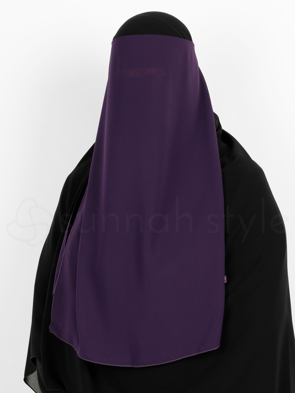 Sunnah Style - Two Layer Niqab (Burgundy)