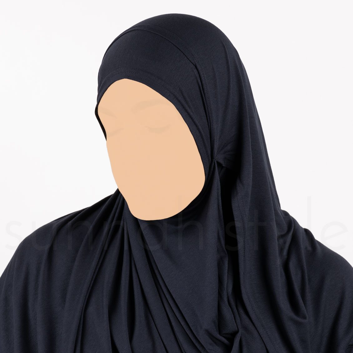 instant hijab black