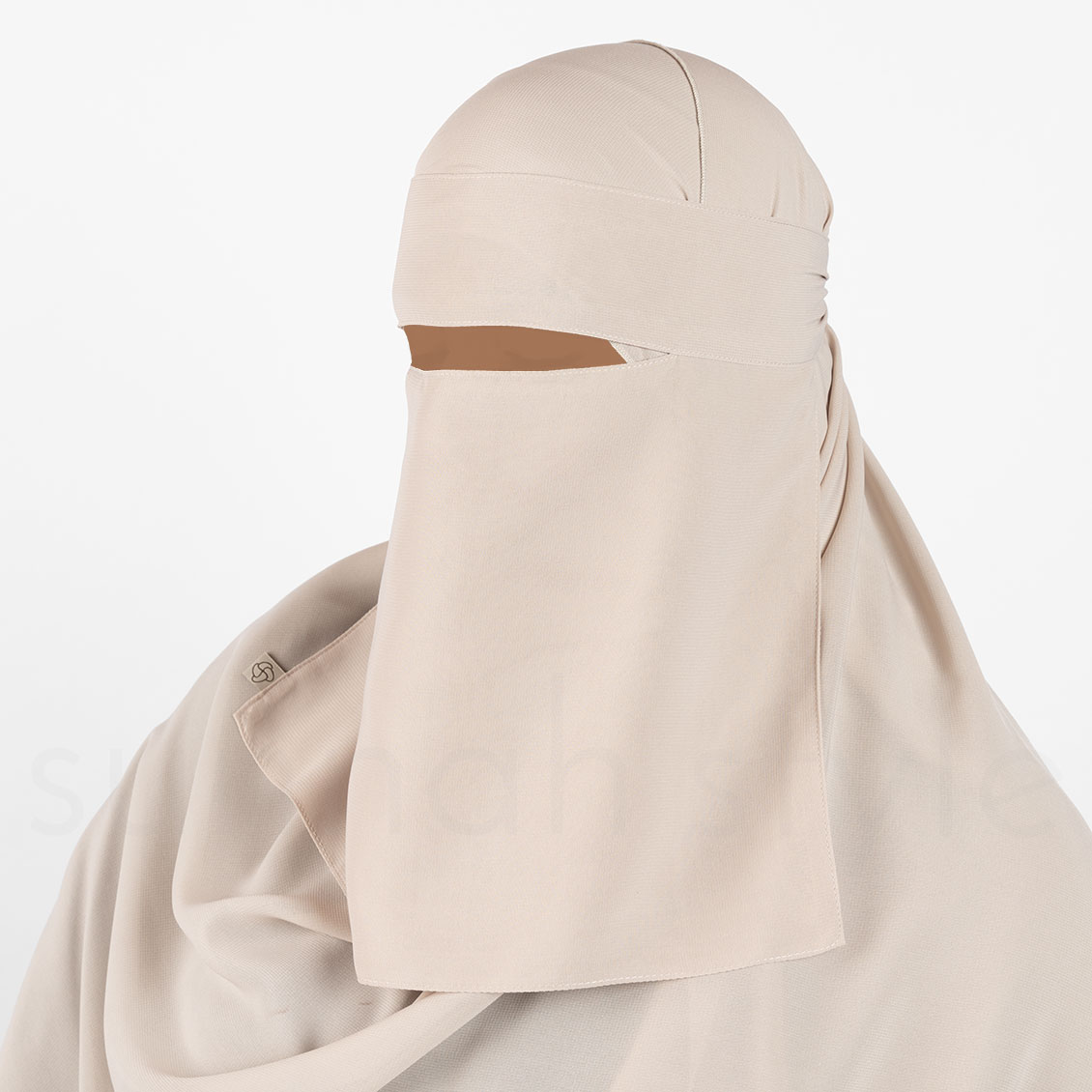 Classic one layer niqab (without elastic) – Niqabik